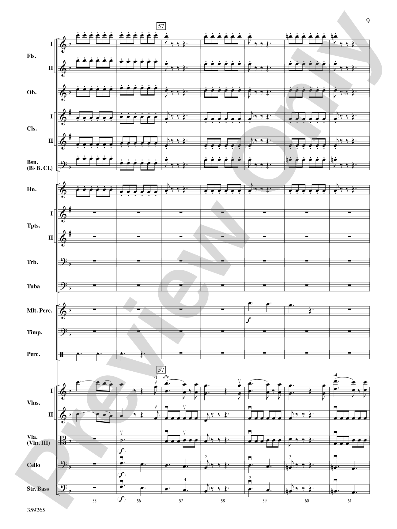A Whole Lot of Symphony Themes: Full Orchestra Conductor Score & Parts