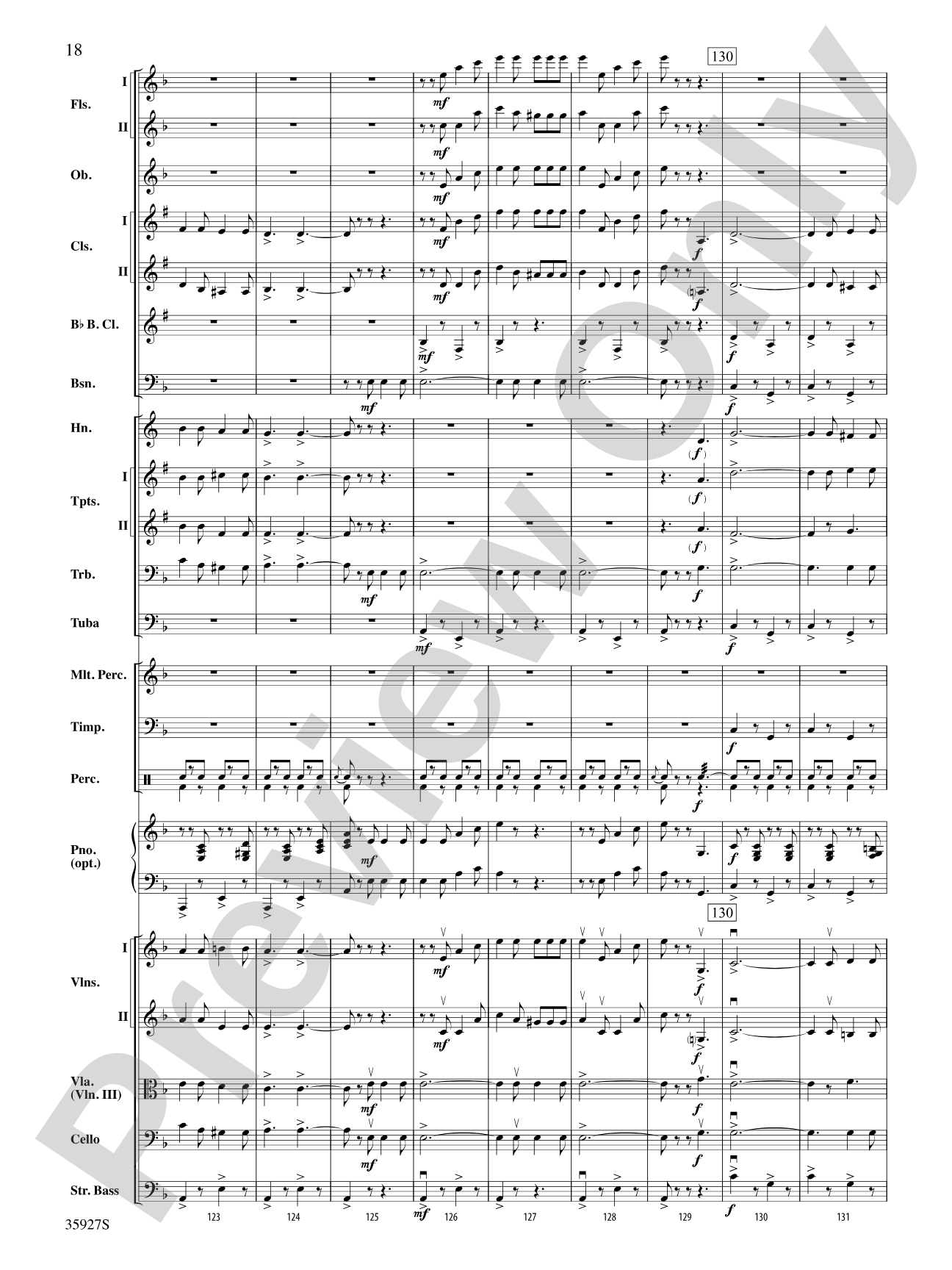 Italian Folk Festival: Full Orchestra Conductor Score & Parts