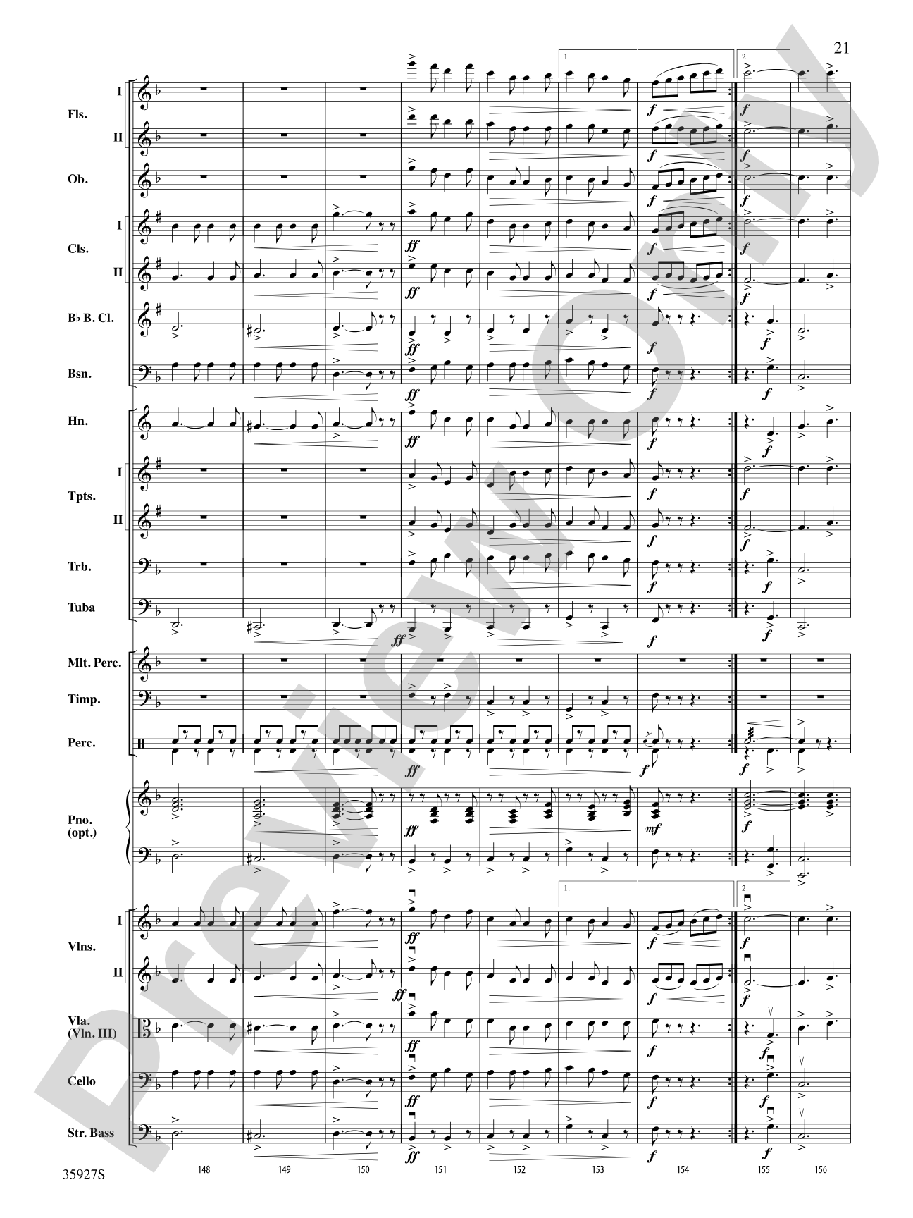 Italian Folk Festival: Full Orchestra Conductor Score & Parts