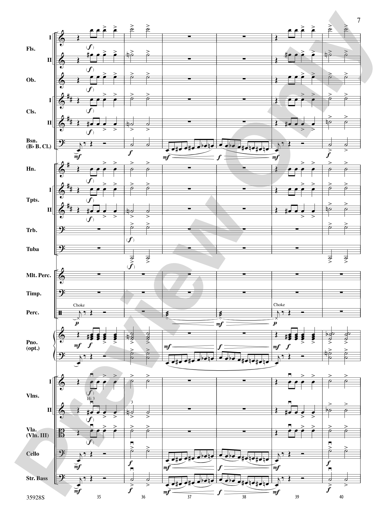 Introduction and Royal March of the Lions (from Carnival of the Animals): Full Orchestra Conductor Score & Parts