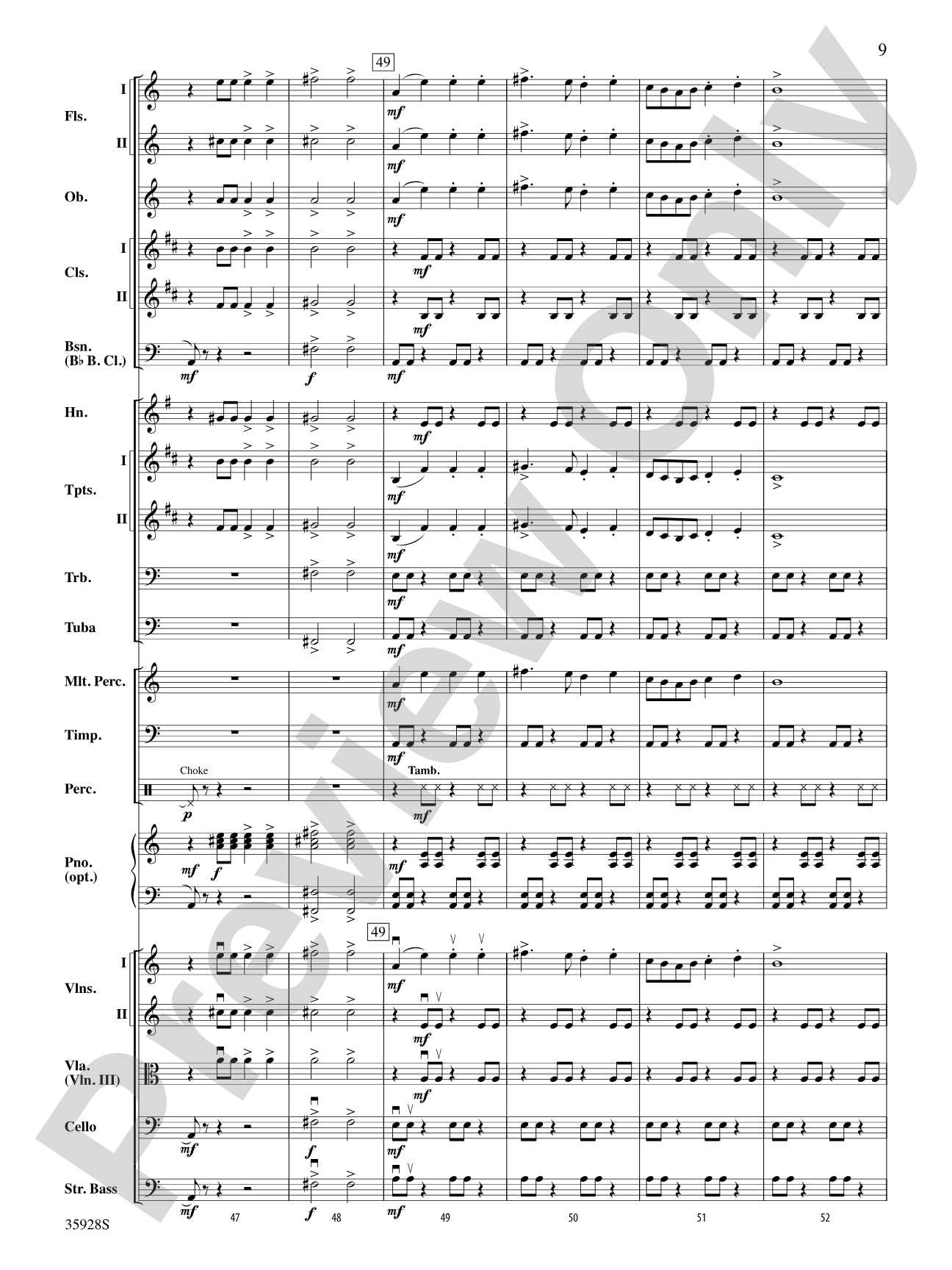 Introduction and Royal March of the Lions (from Carnival of the Animals): Full Orchestra Conductor Score & Parts