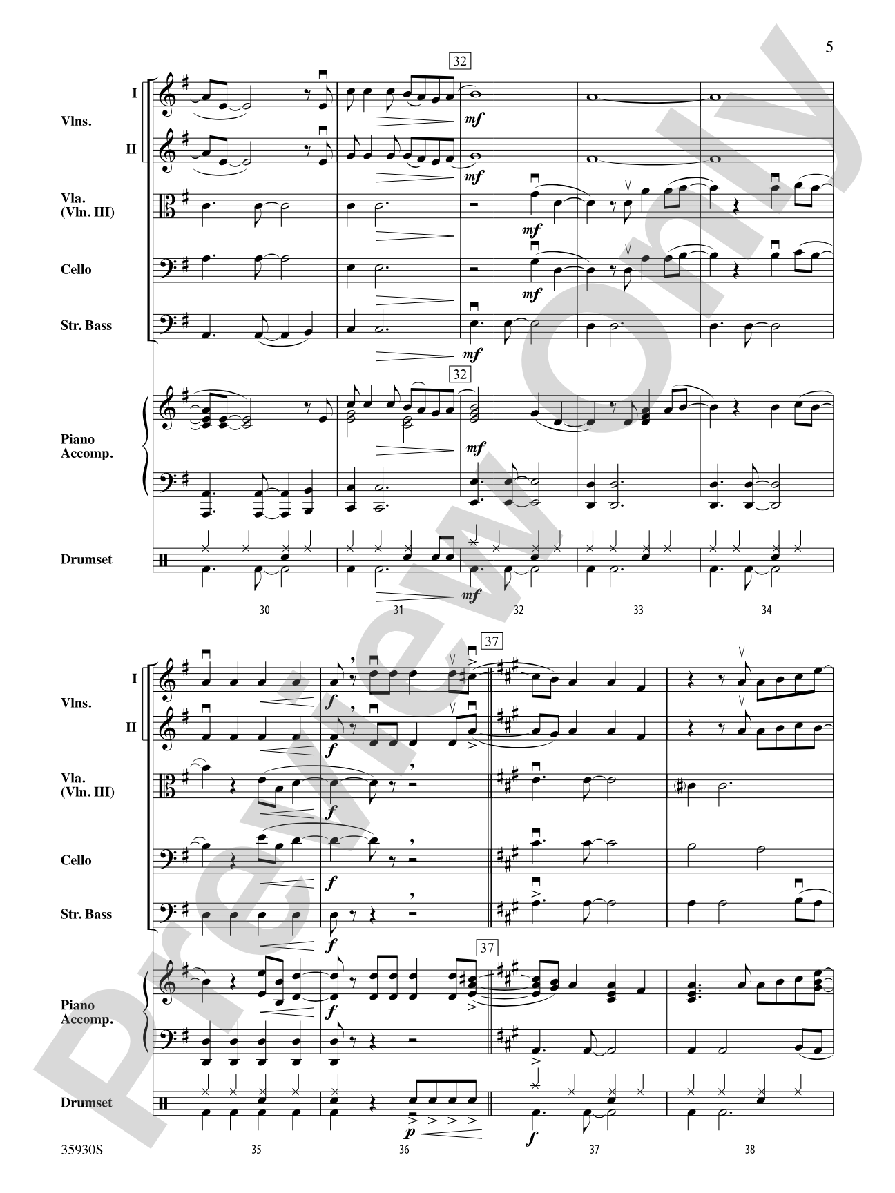 Born to Be Somebody: String Orchestra Conductor Score & Parts