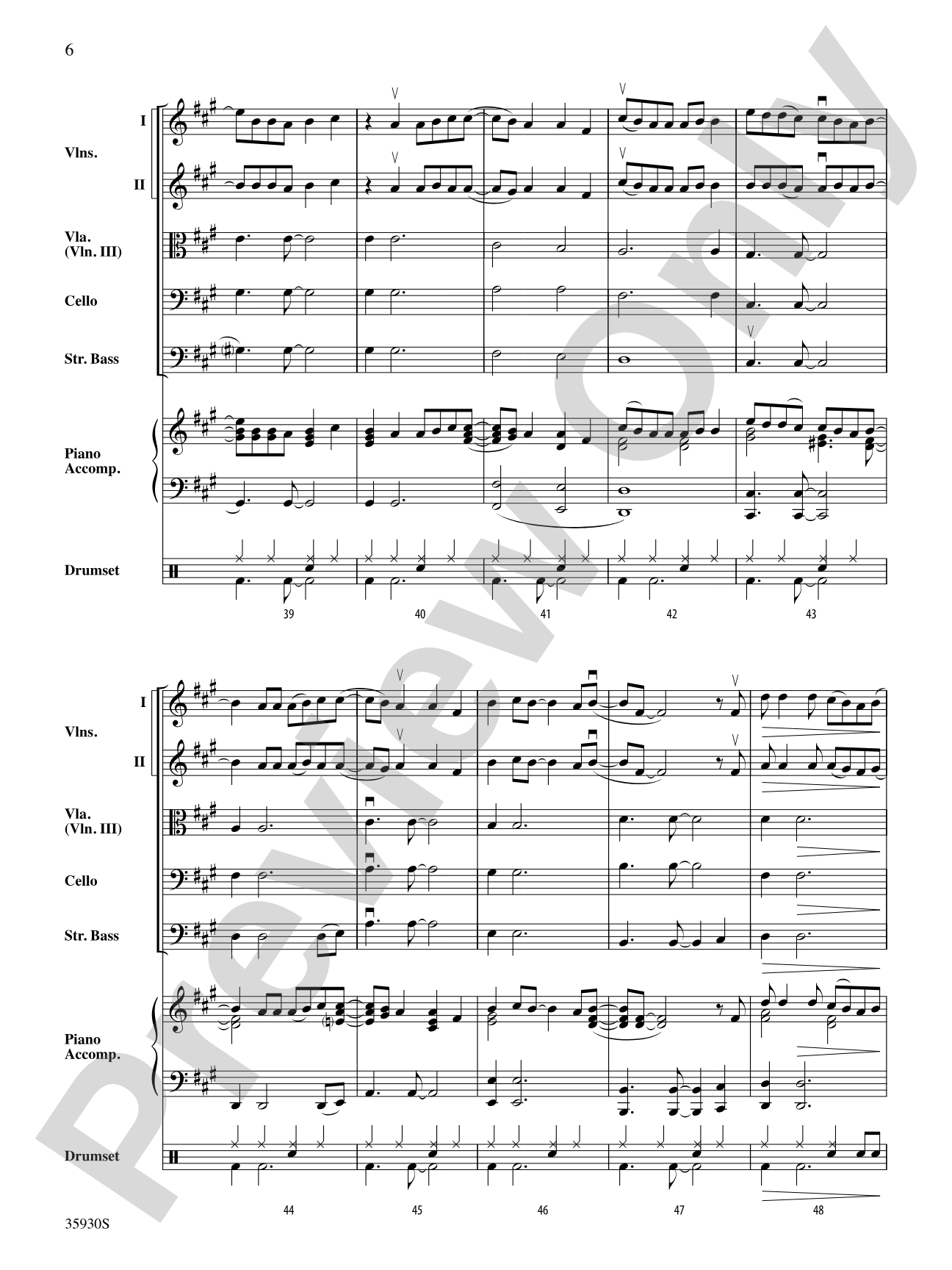Born to Be Somebody: String Orchestra Conductor Score & Parts