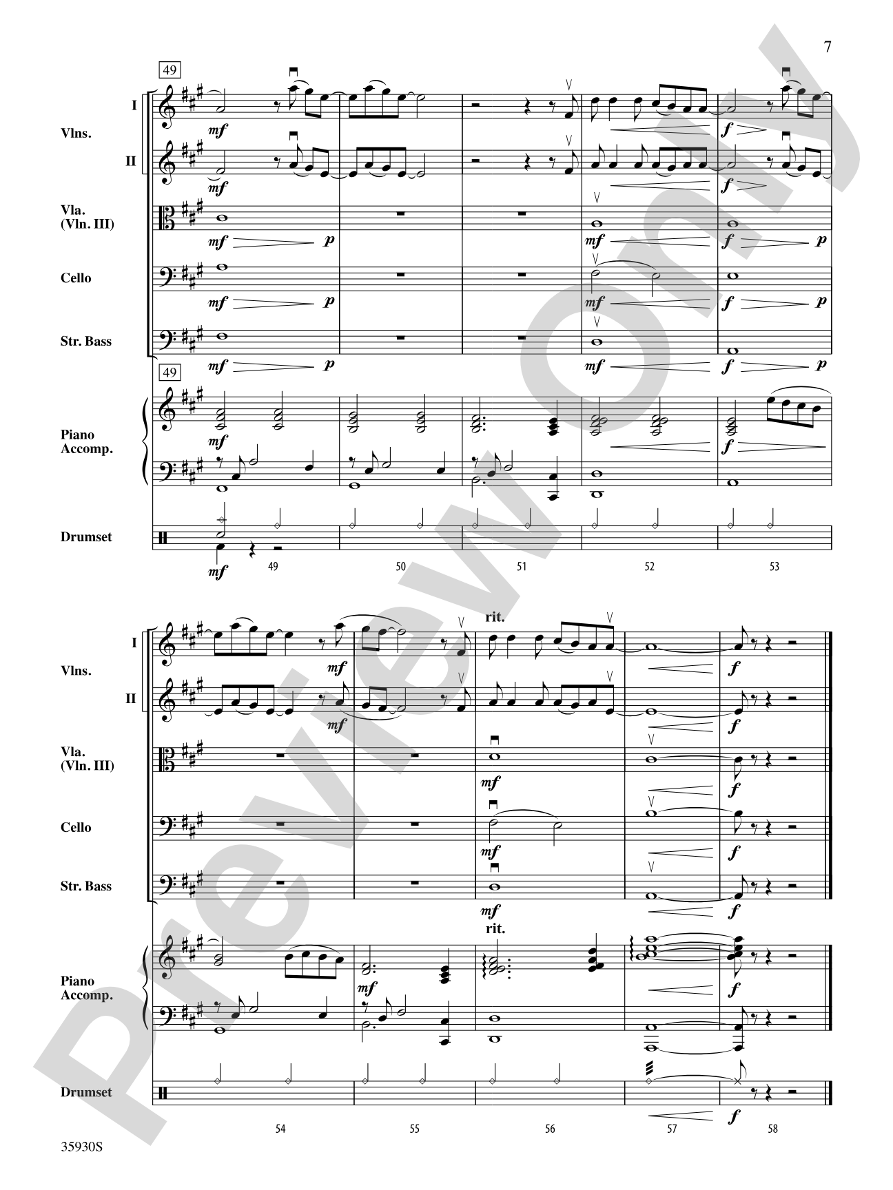 Born to Be Somebody: String Orchestra Conductor Score & Parts