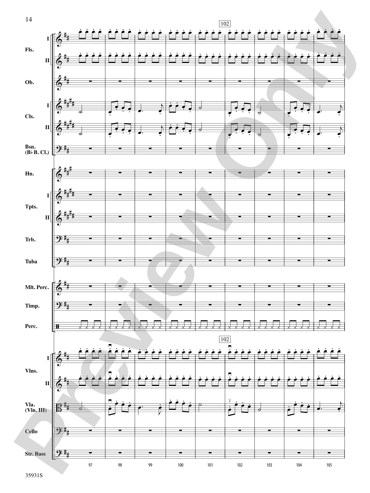 A Christmas Festival, Highlights from: Full Orchestra Conductor Score & Parts