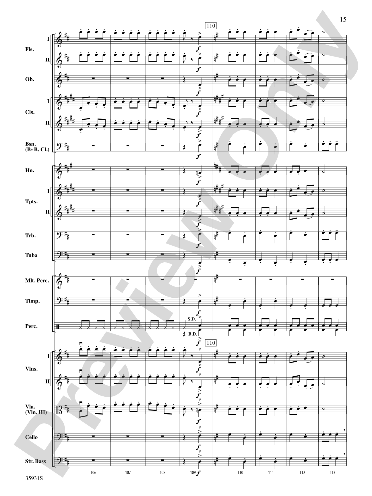 A Christmas Festival, Highlights from: Full Orchestra Conductor Score & Parts