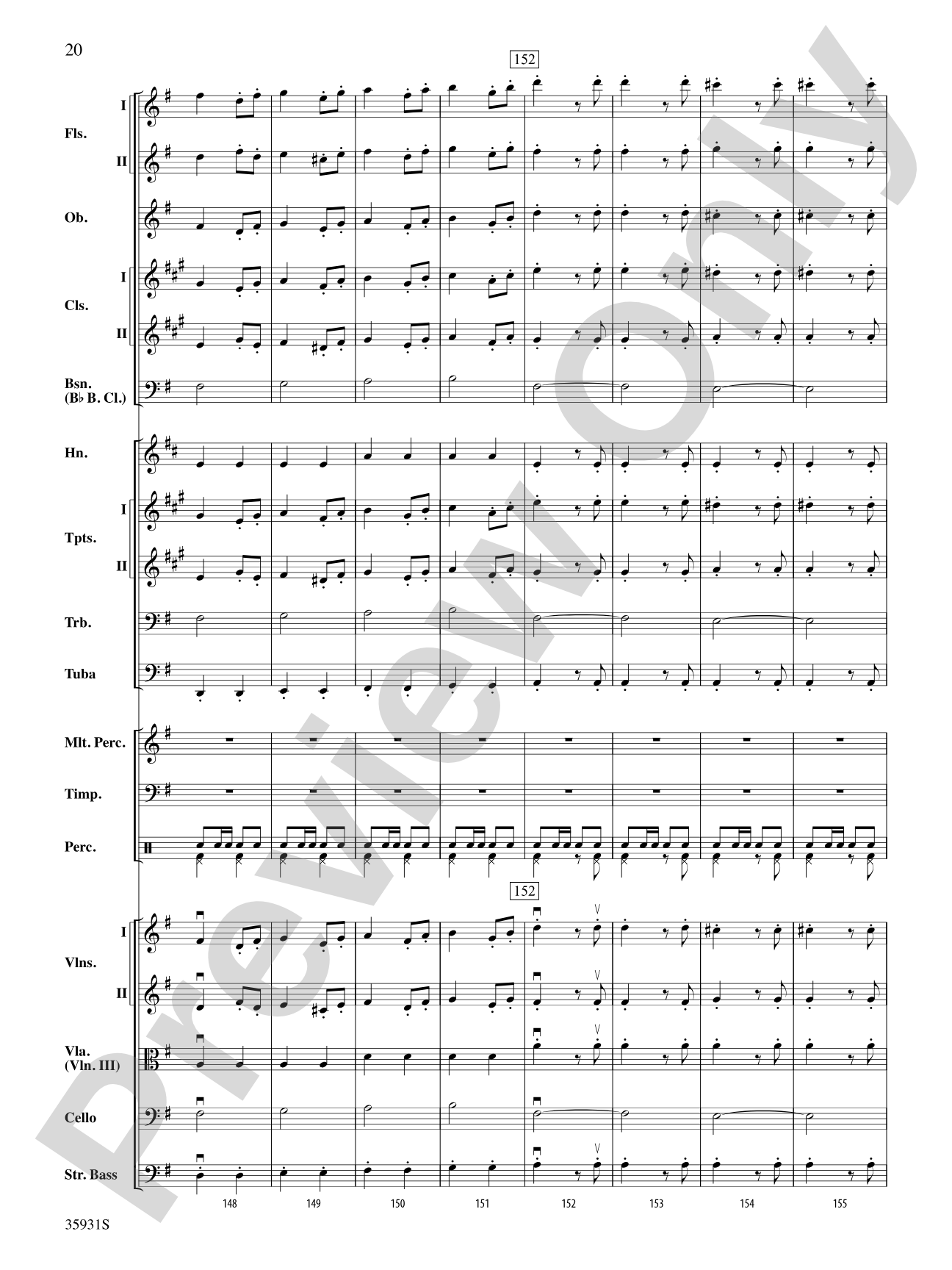A Christmas Festival, Highlights from: Full Orchestra Conductor Score & Parts