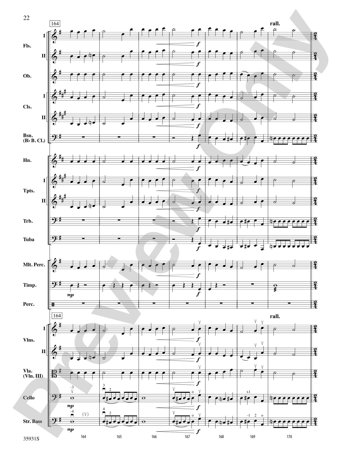 A Christmas Festival, Highlights from: Full Orchestra Conductor Score & Parts