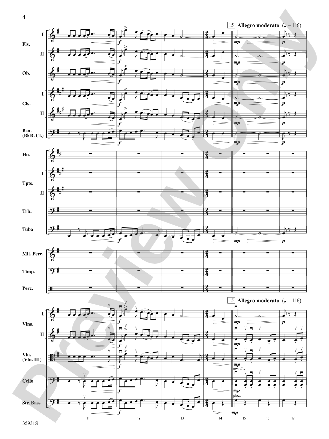 A Christmas Festival, Highlights from: Full Orchestra Conductor Score & Parts