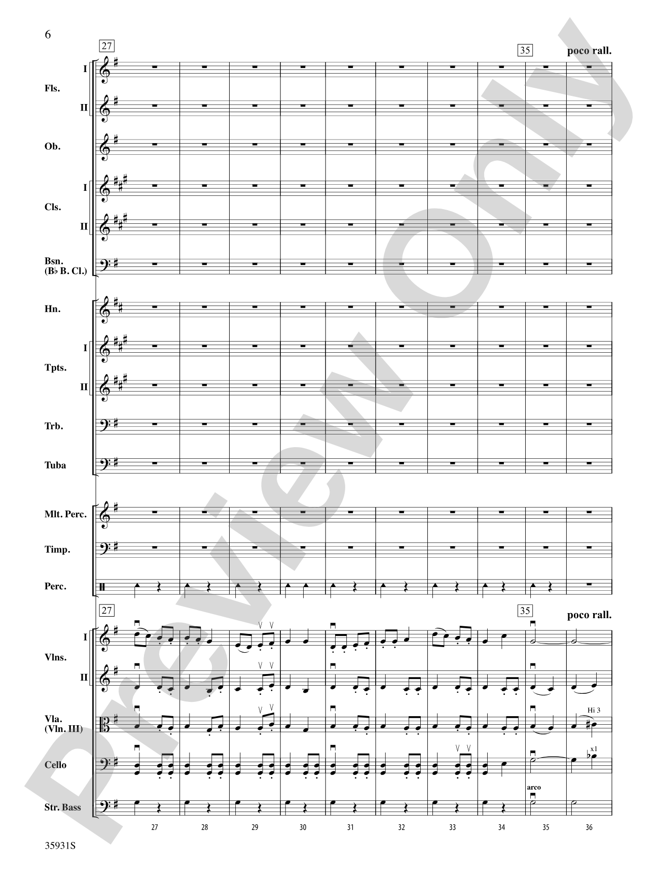 A Christmas Festival, Highlights from: Full Orchestra Conductor Score & Parts