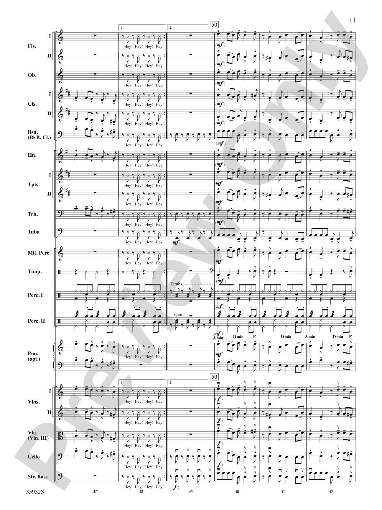 Let's Get Loud: Full Orchestra Conductor Score & Parts