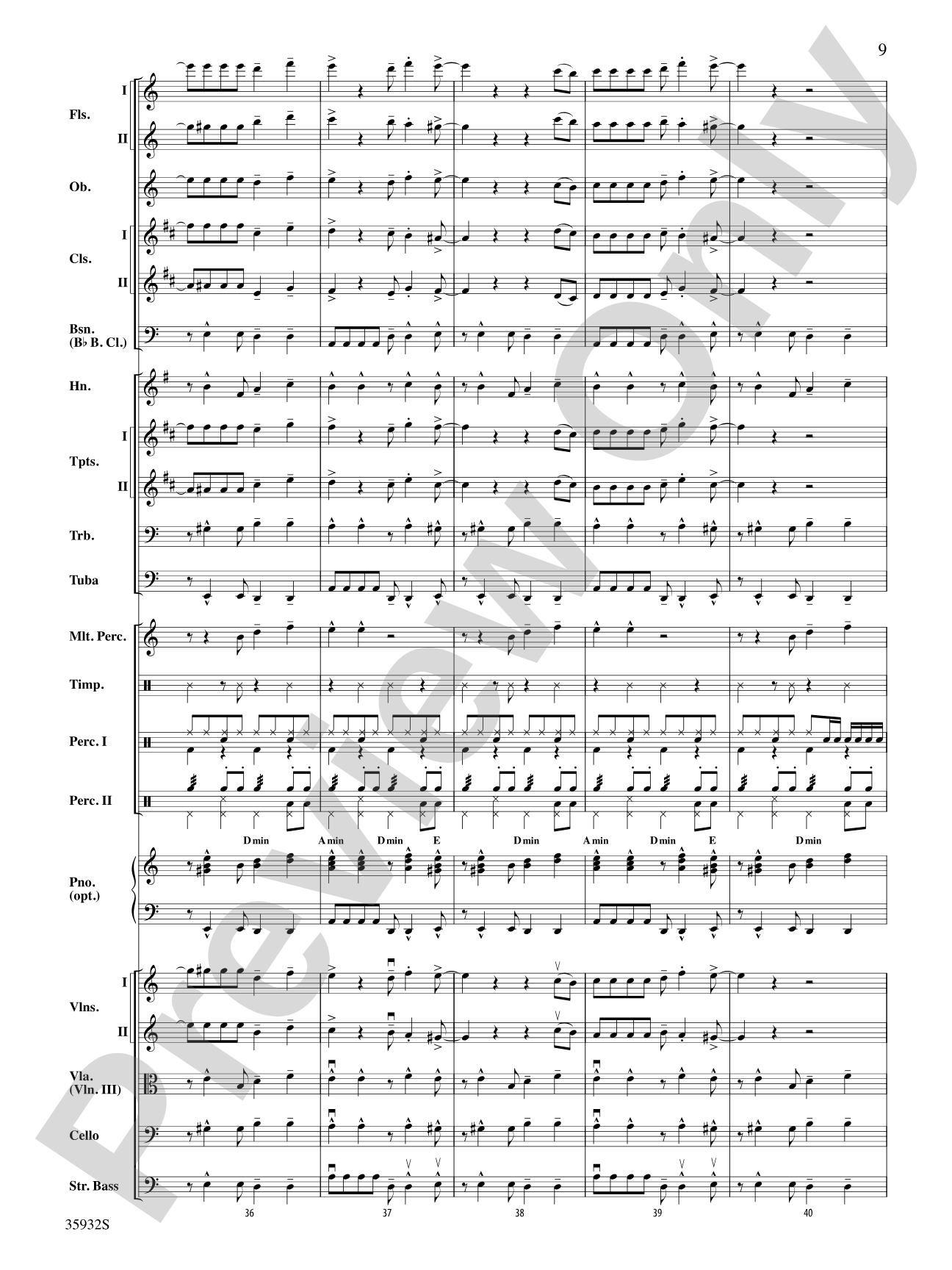 Let's Get Loud: Full Orchestra Conductor Score & Parts