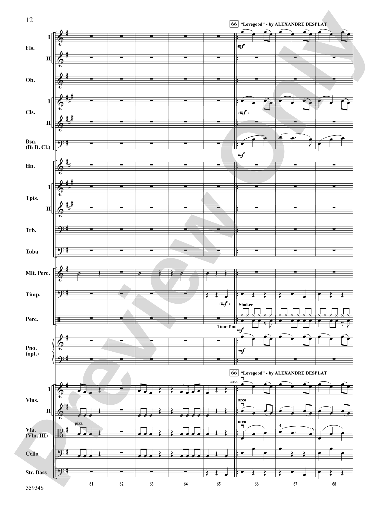 Harry Potter and the Deathly Hallows, Part 1, Selections from: Full Orchestra Conductor Score & Parts
