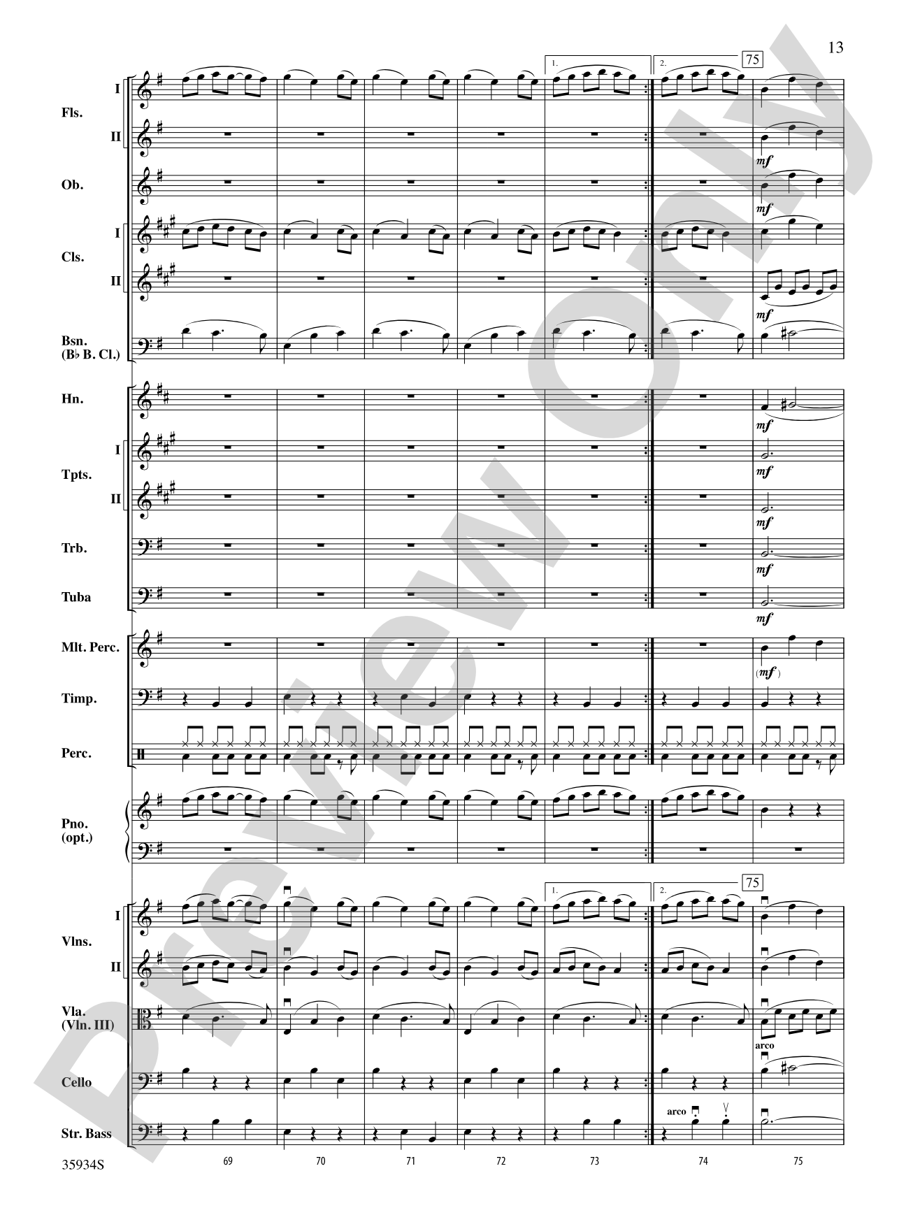 Harry Potter and the Deathly Hallows, Part 1, Selections from: Full Orchestra Conductor Score & Parts