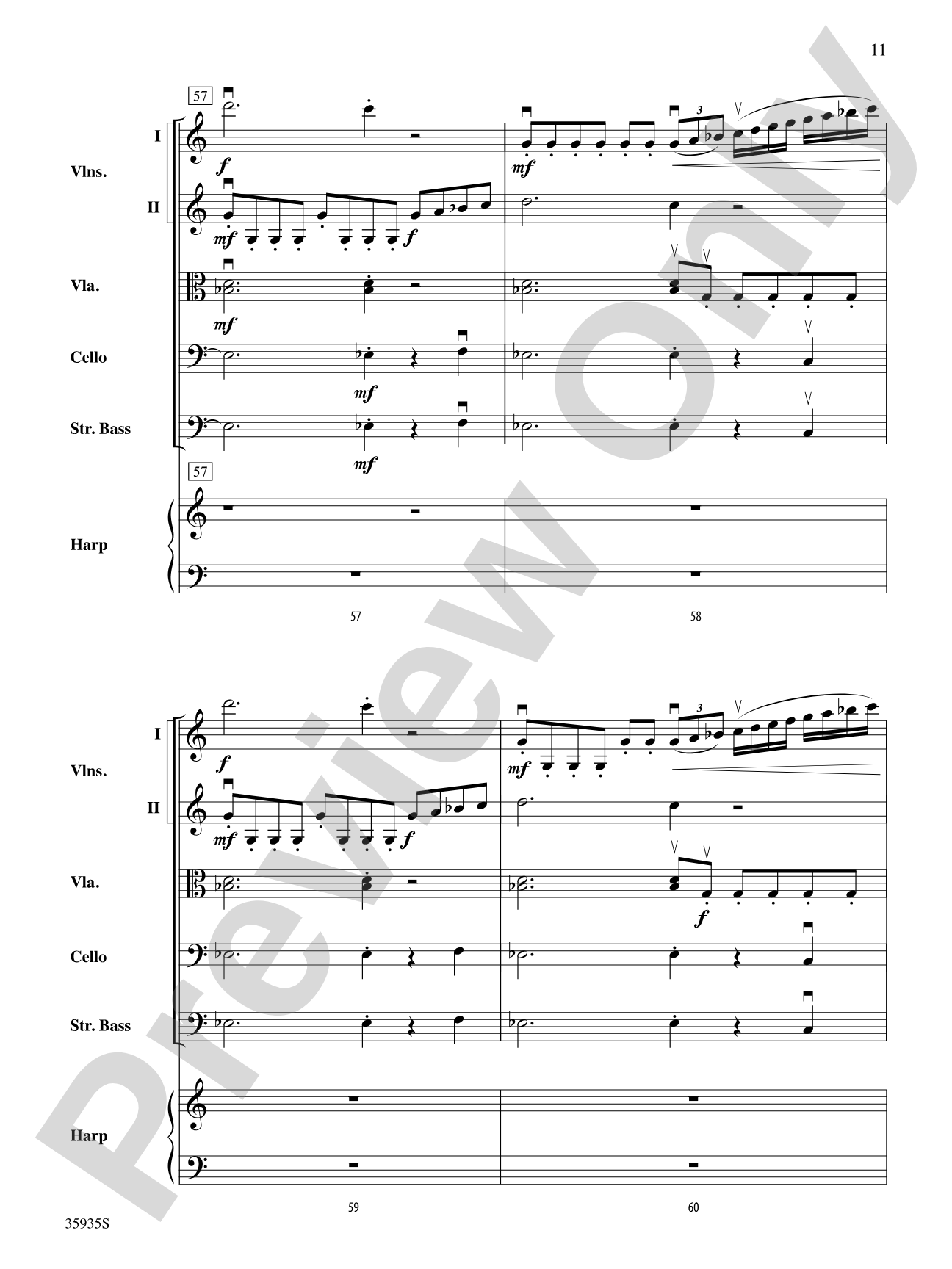 Hugging the Shore: Score