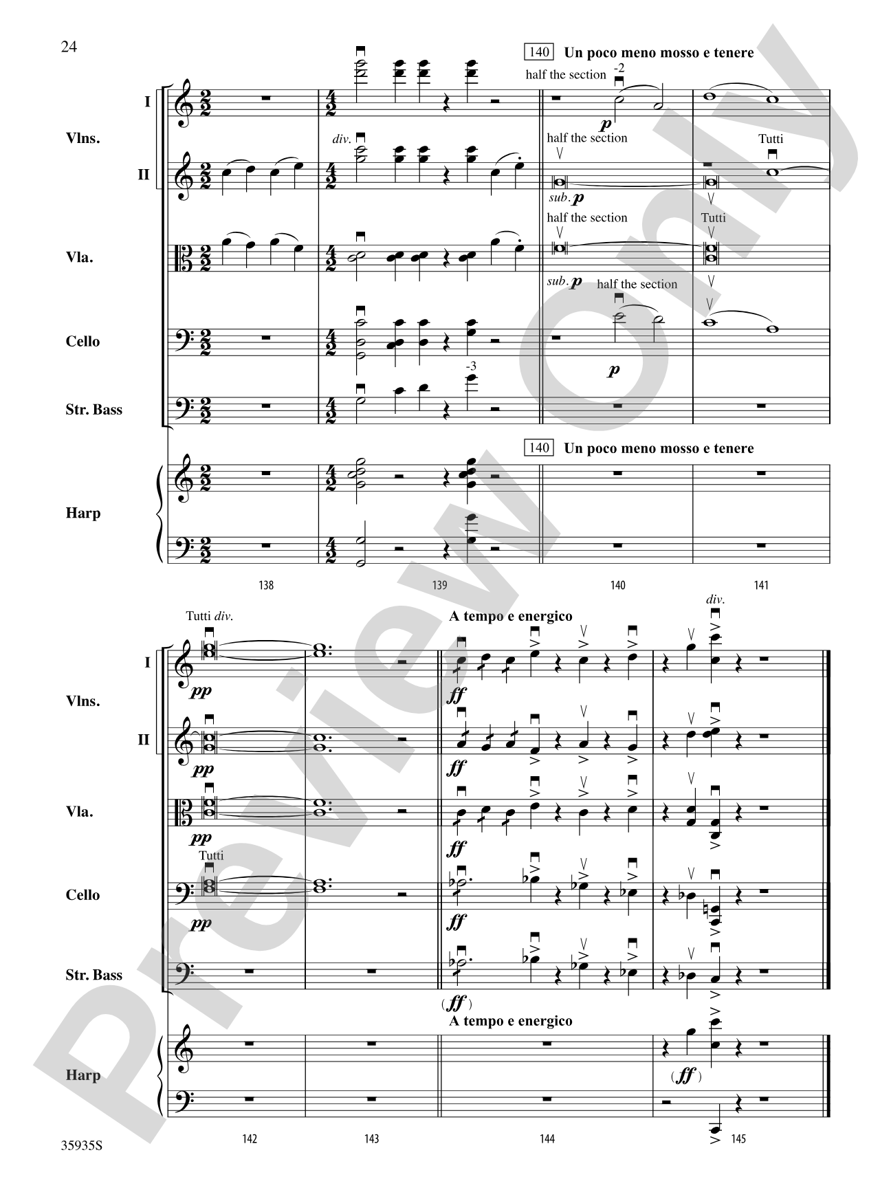 Hugging the Shore: Score