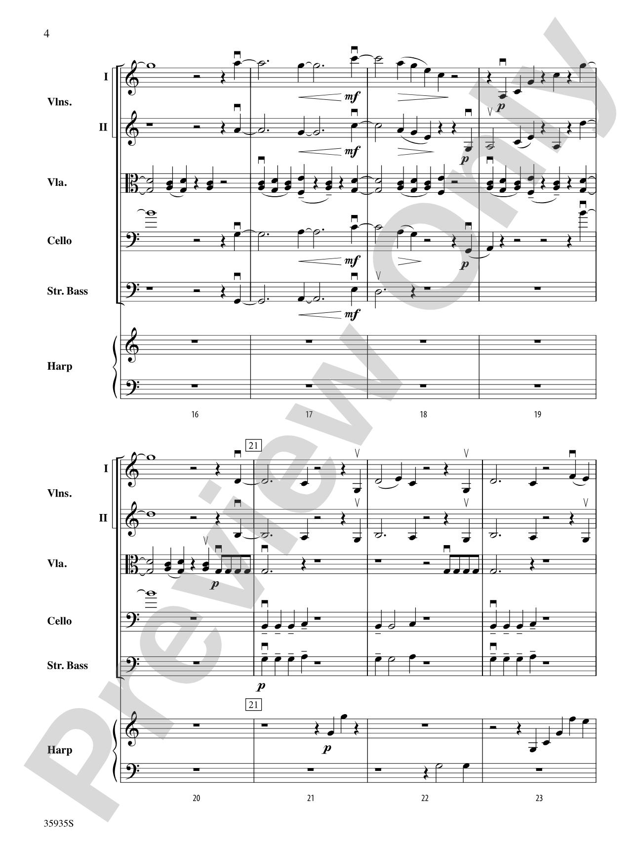 Hugging the Shore: Score