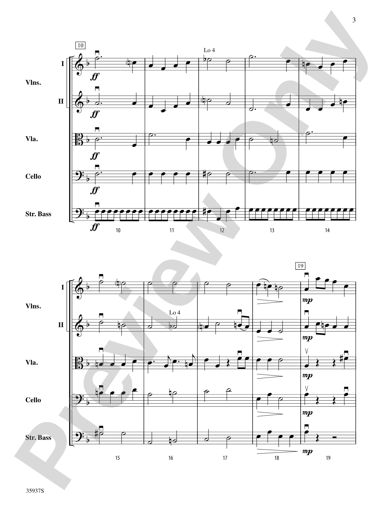 Mozart Requiem -- Dies Irae: Score