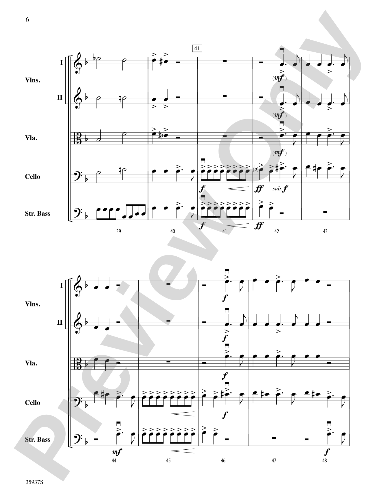 Mozart Requiem -- Dies Irae: Score