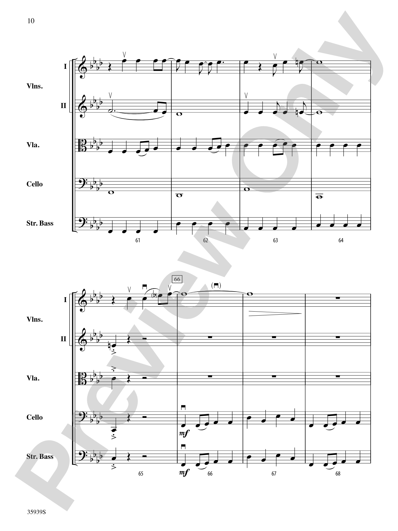 American Idiot -- The Musical, Selections from: String Orchestra Conductor Score & Parts