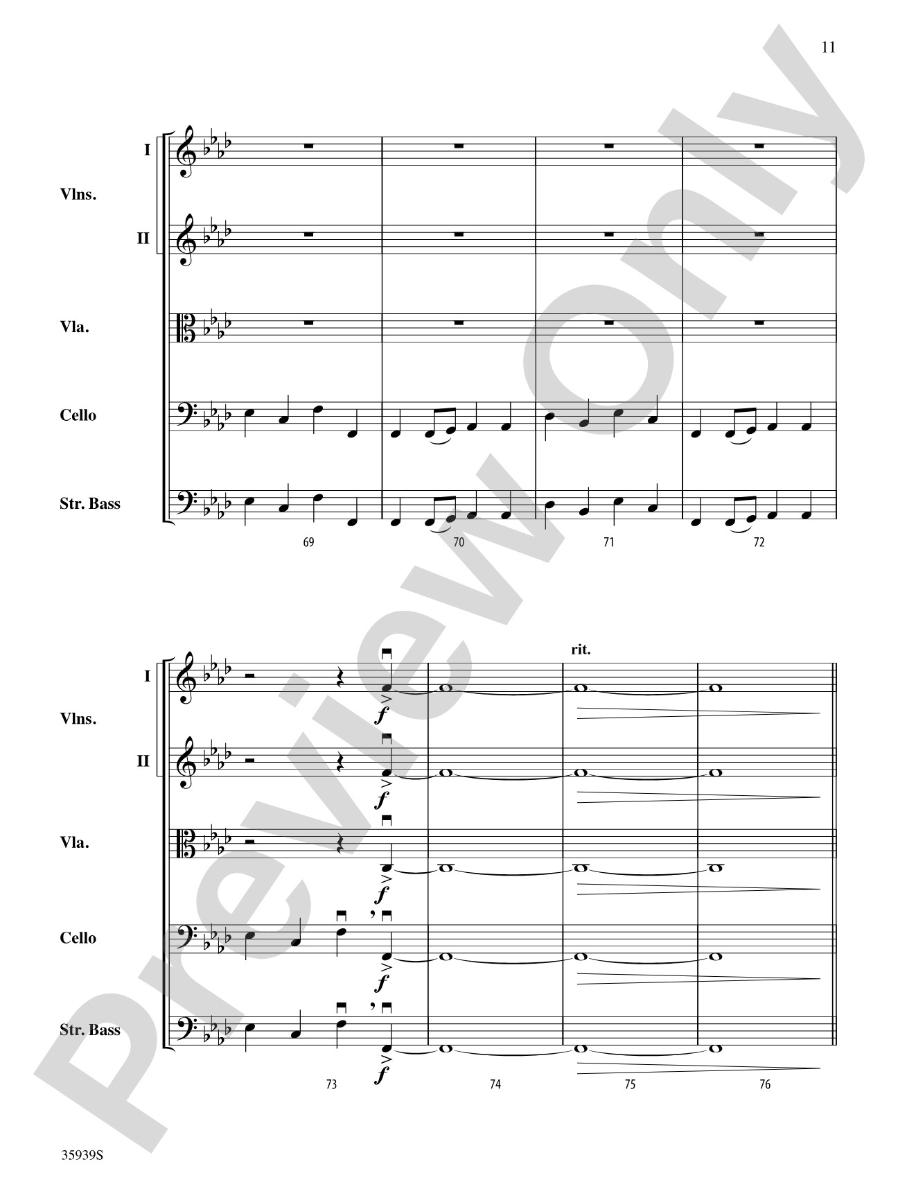 American Idiot -- The Musical, Selections from: String Orchestra Conductor Score & Parts
