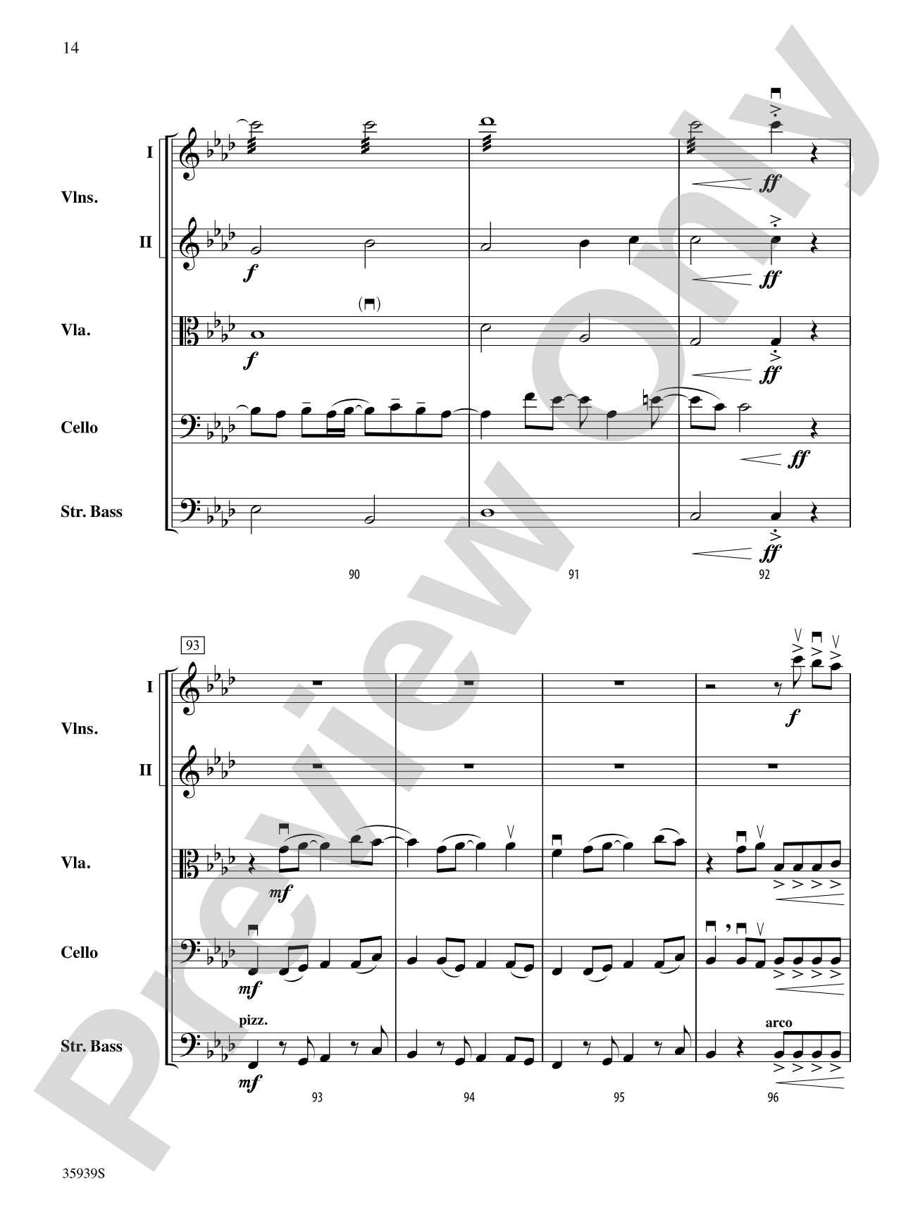 American Idiot -- The Musical, Selections from: String Orchestra Conductor Score & Parts