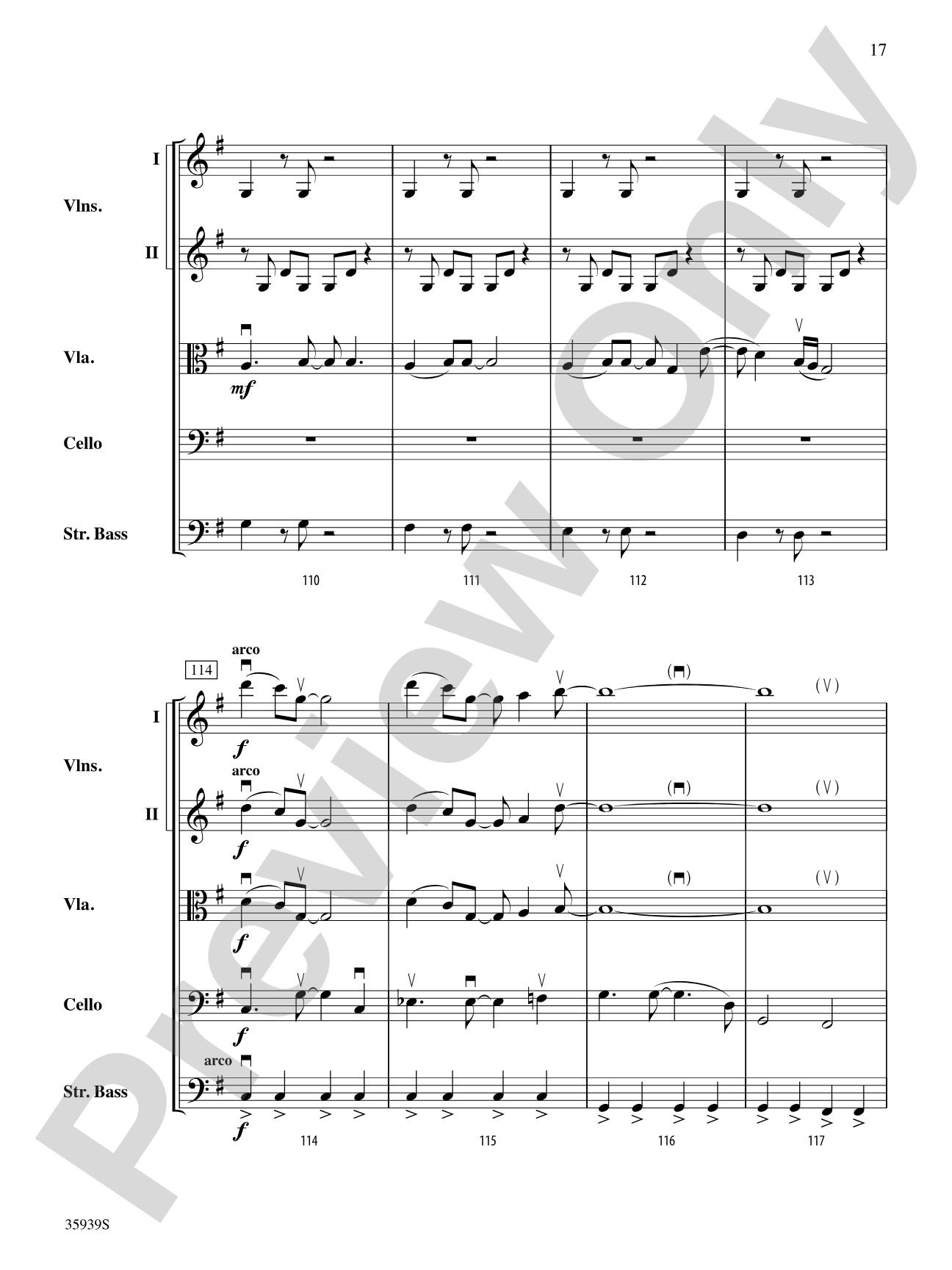 American Idiot -- The Musical, Selections from: String Orchestra Conductor Score & Parts