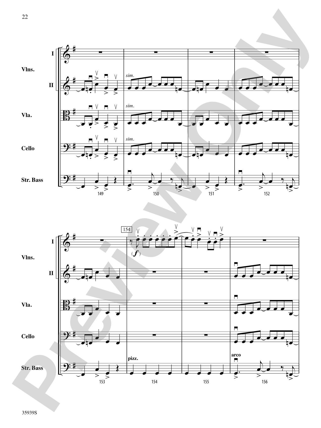 American Idiot -- The Musical, Selections from: String Orchestra Conductor Score & Parts