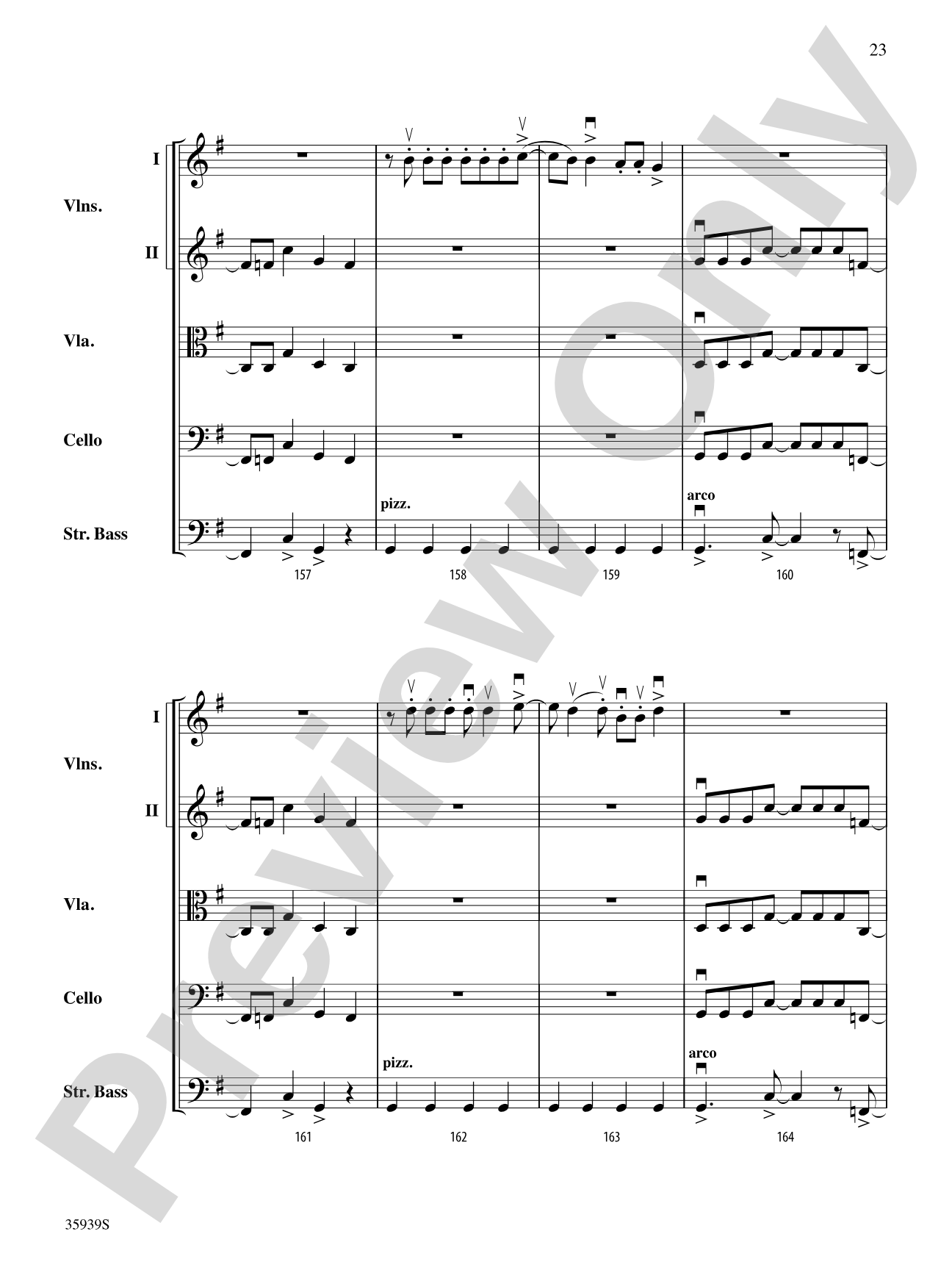 American Idiot -- The Musical, Selections from: String Orchestra Conductor Score & Parts