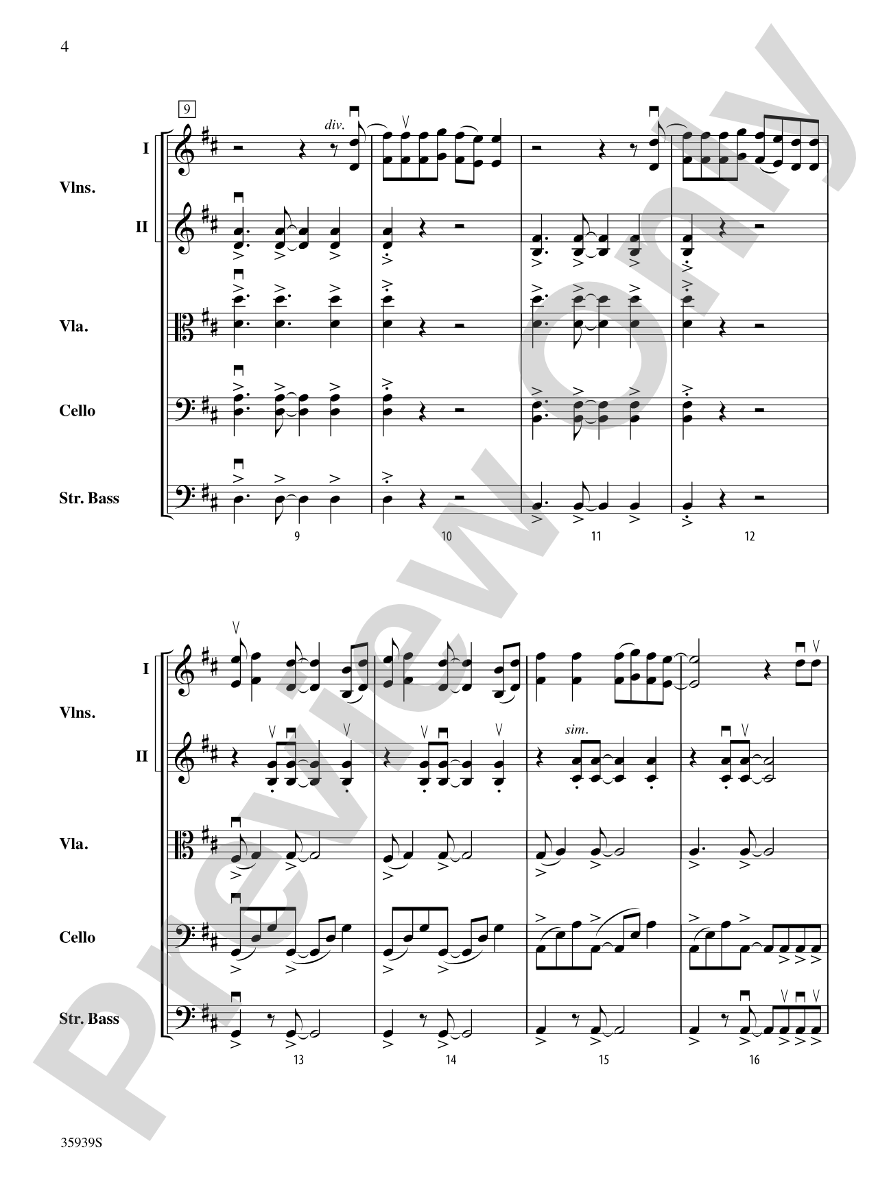 American Idiot -- The Musical, Selections from: String Orchestra Conductor Score & Parts