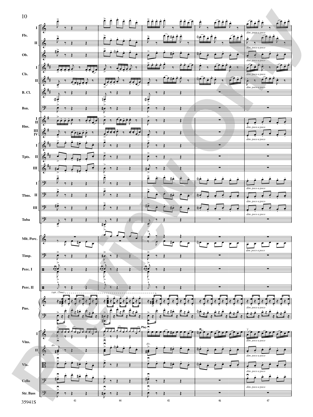 Asturias: Full Orchestra Conductor Score & Parts