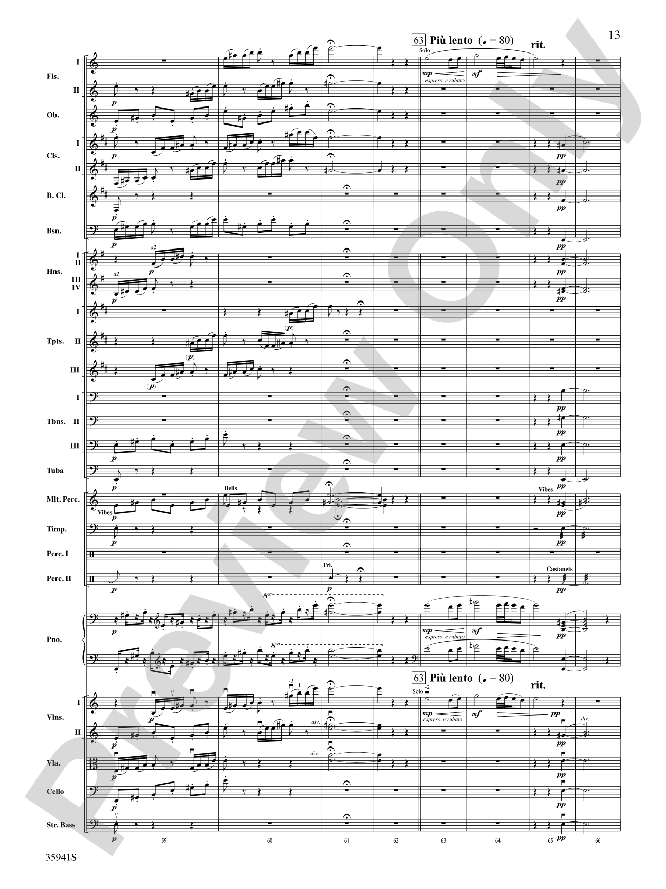 Asturias: Full Orchestra Conductor Score & Parts