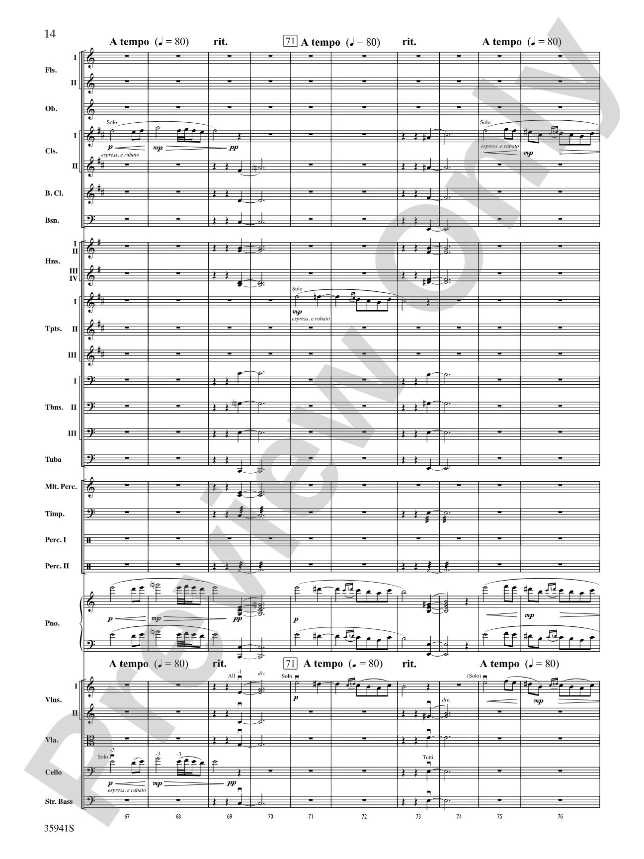 Asturias: Full Orchestra Conductor Score & Parts