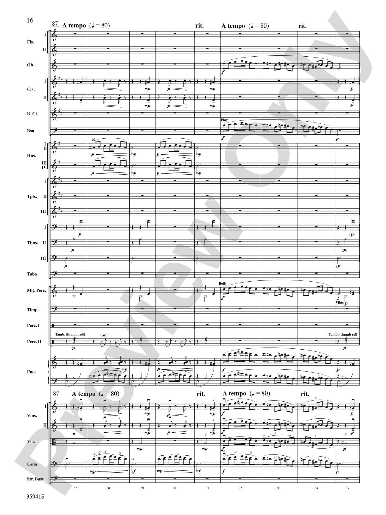 Asturias: Full Orchestra Conductor Score & Parts