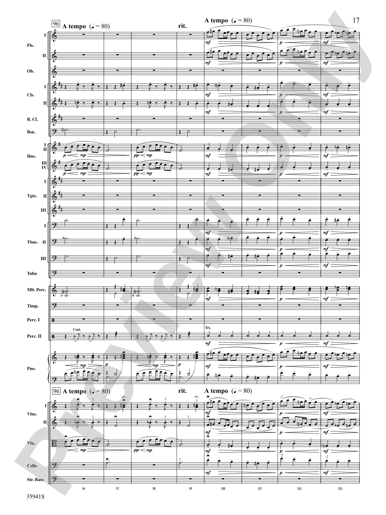 Asturias: Full Orchestra Conductor Score & Parts