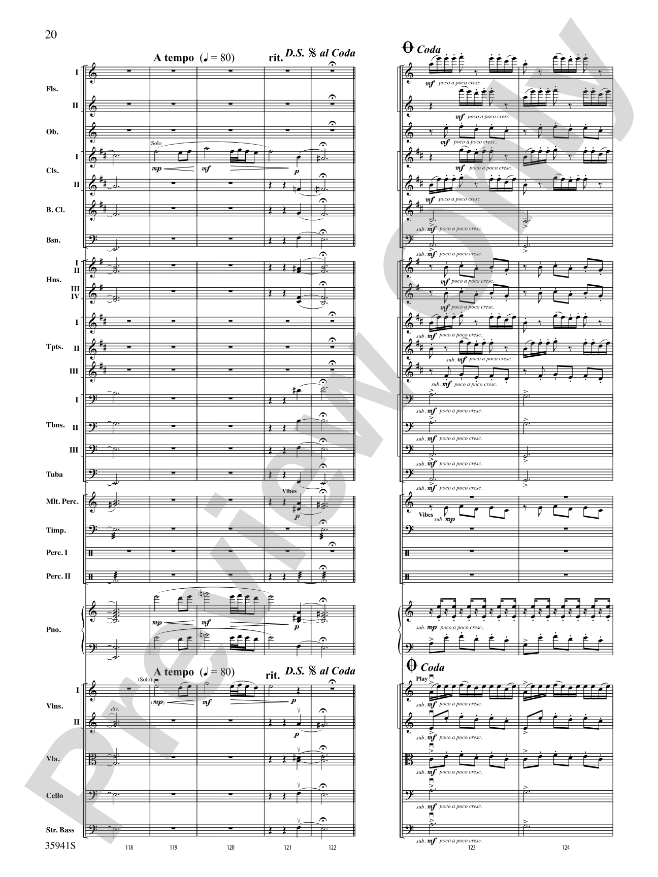 Asturias: Full Orchestra Conductor Score & Parts