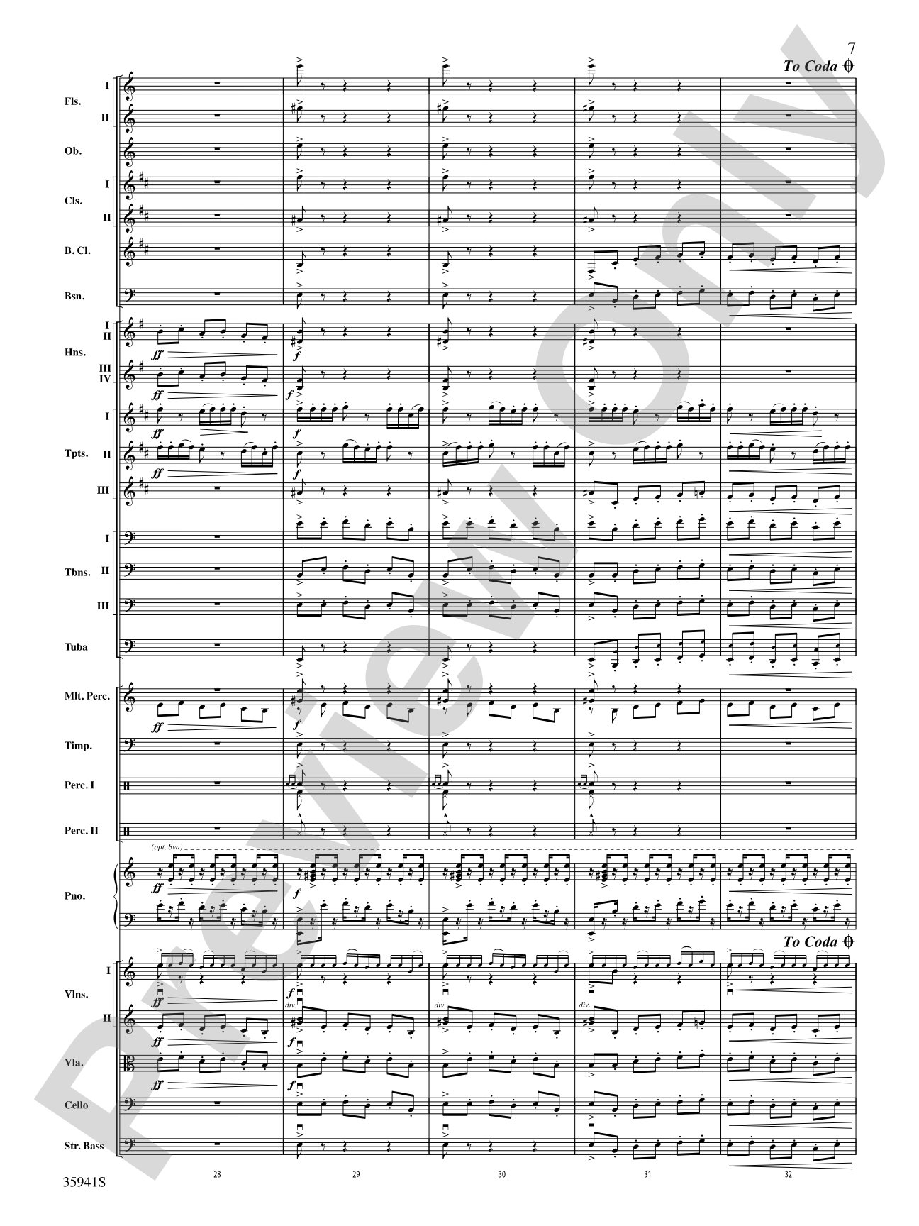 Asturias: Full Orchestra Conductor Score & Parts