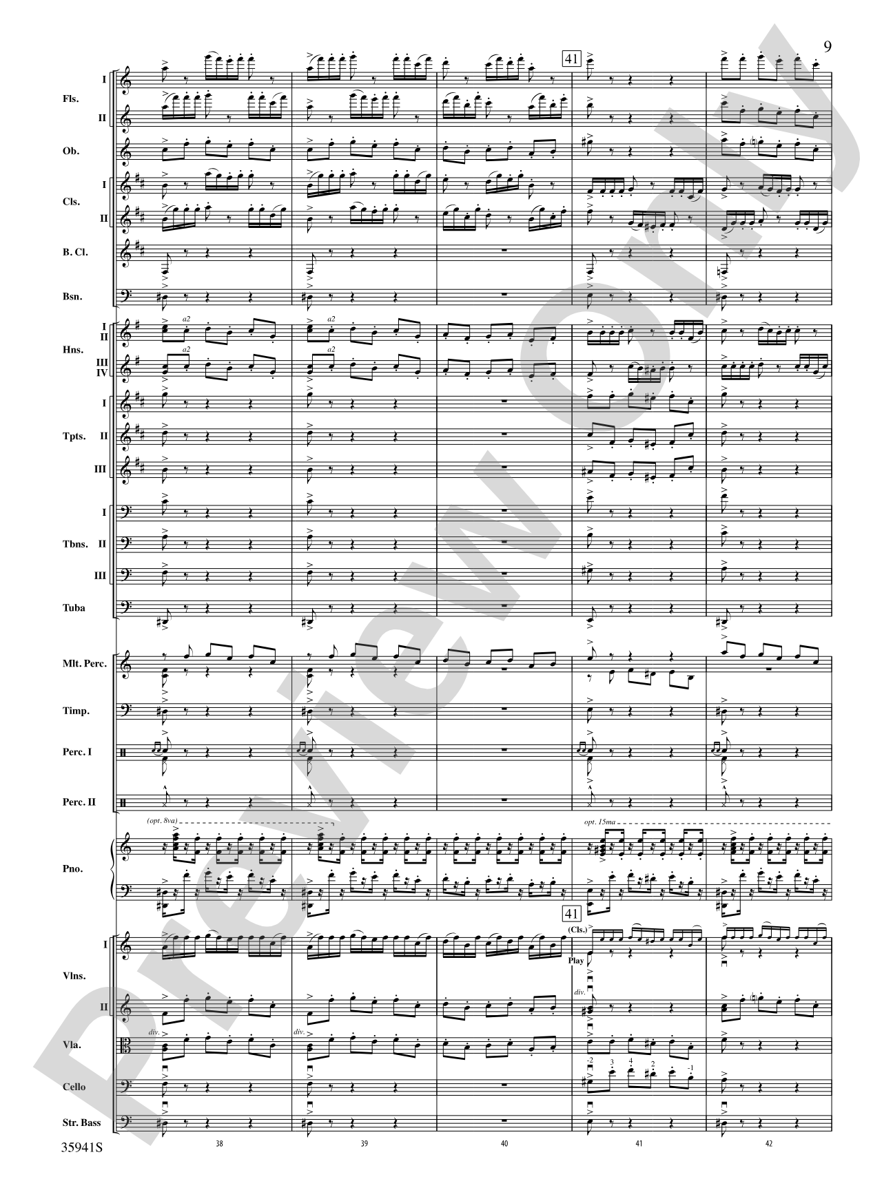 Asturias: Full Orchestra Conductor Score & Parts