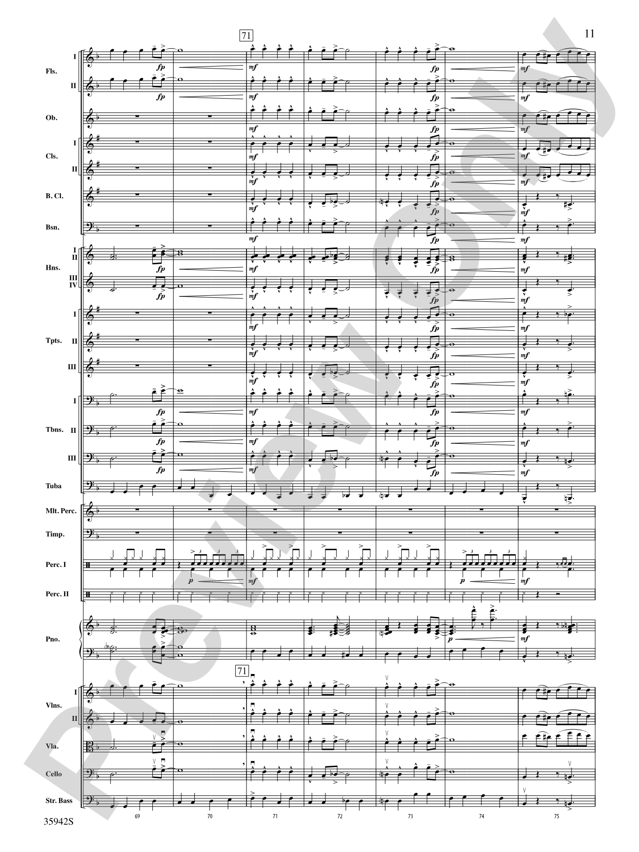 A Swingin' Holiday: Full Orchestra Conductor Score & Parts