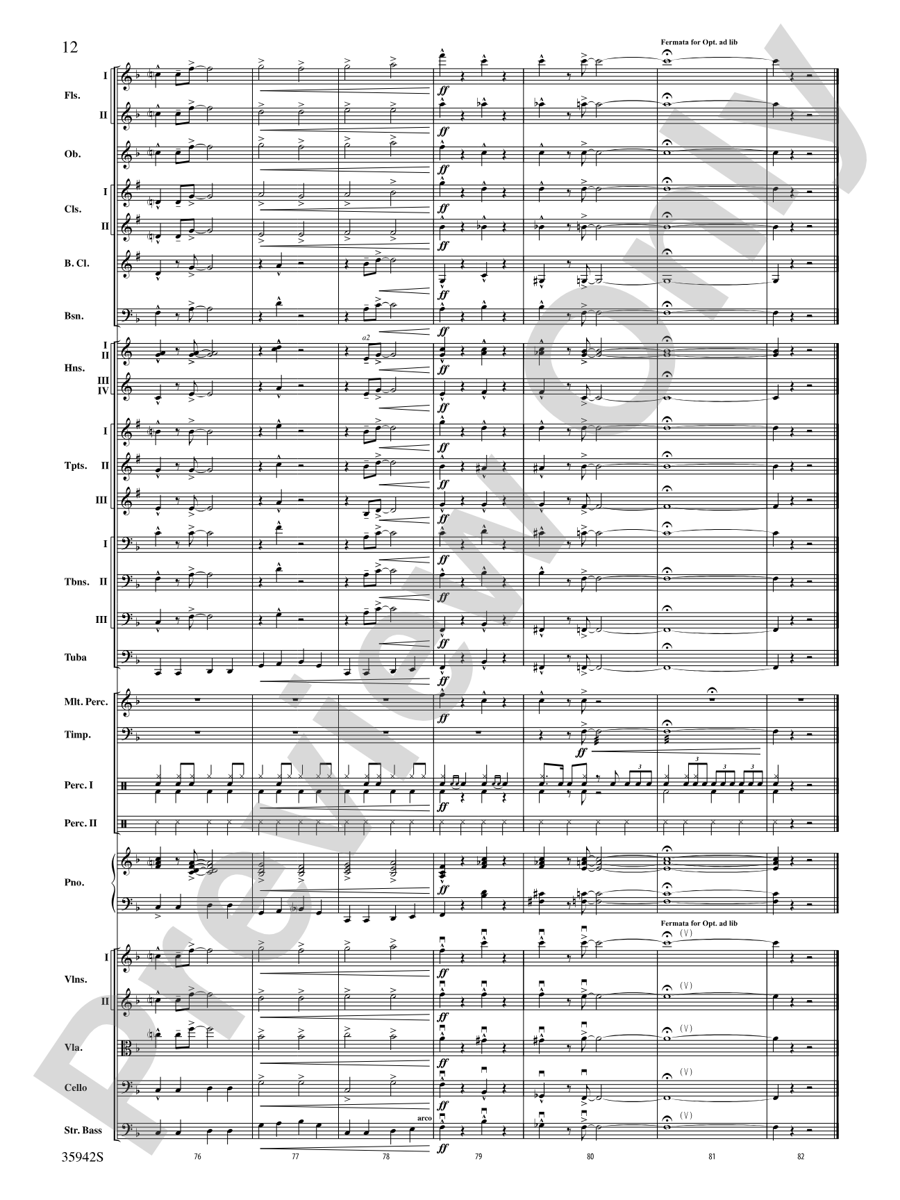 A Swingin' Holiday: Full Orchestra Conductor Score & Parts