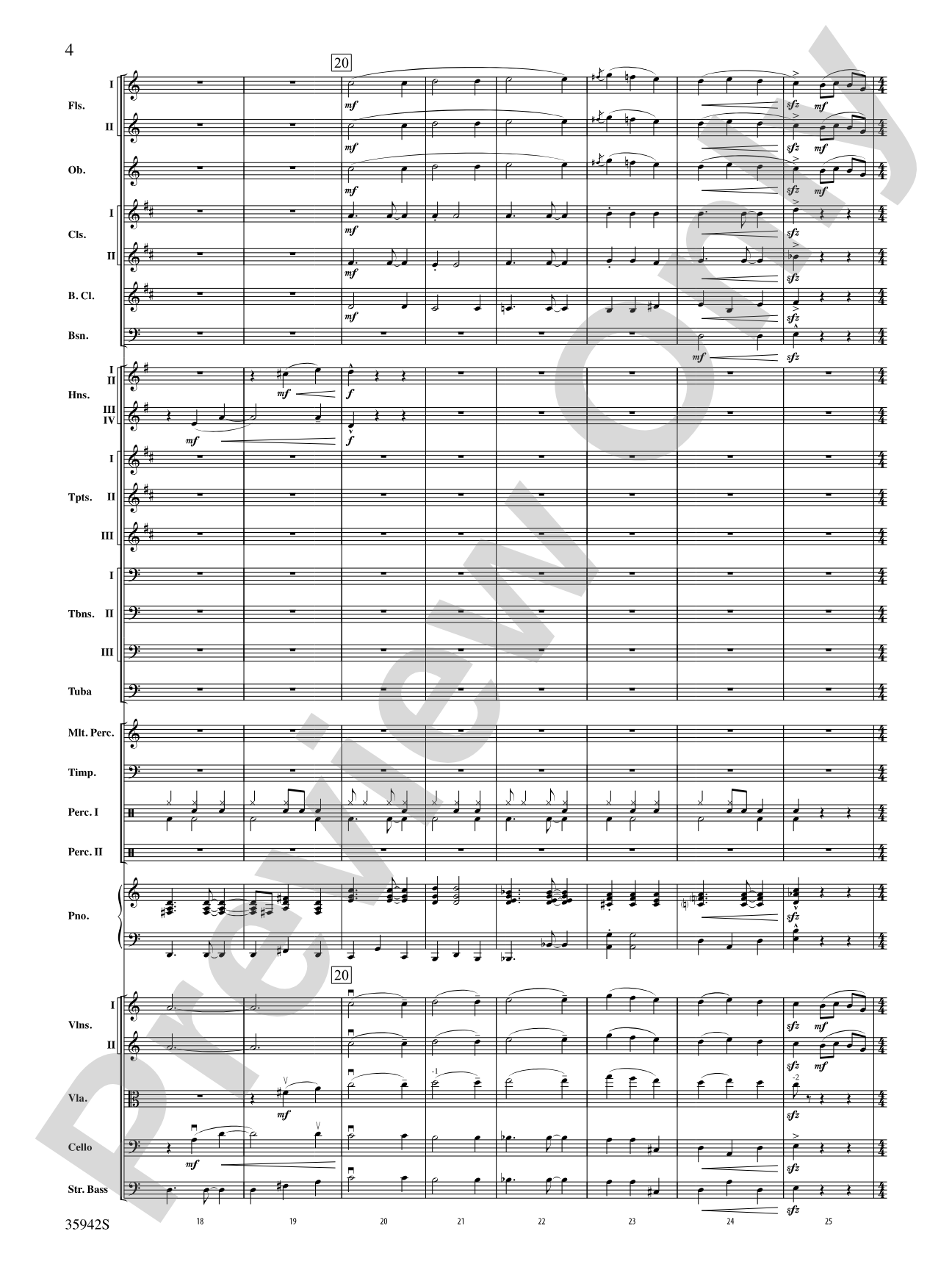 A Swingin' Holiday: Full Orchestra Conductor Score & Parts