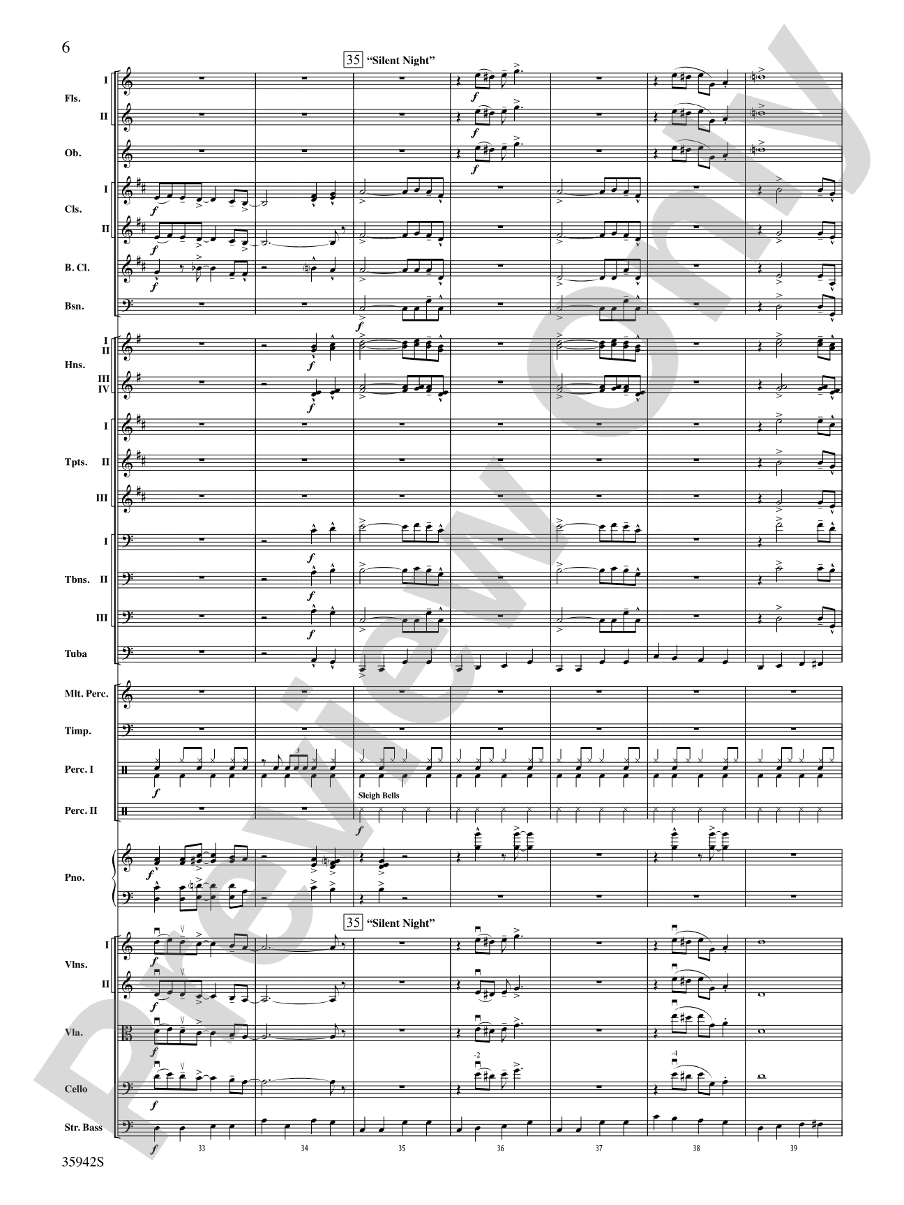 A Swingin' Holiday: Full Orchestra Conductor Score & Parts