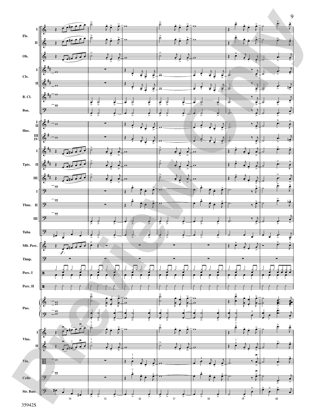A Swingin' Holiday: Full Orchestra Conductor Score & Parts