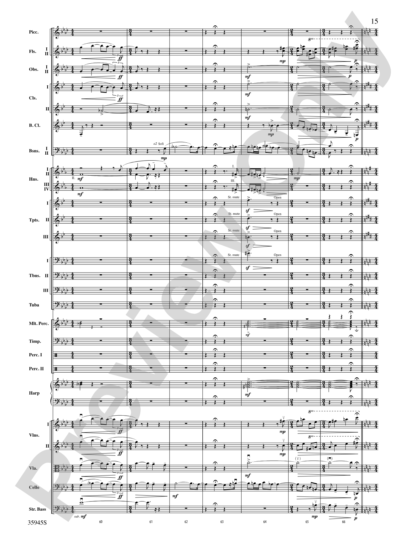 The Sea Hawk: Full Orchestra Conductor Score & Parts