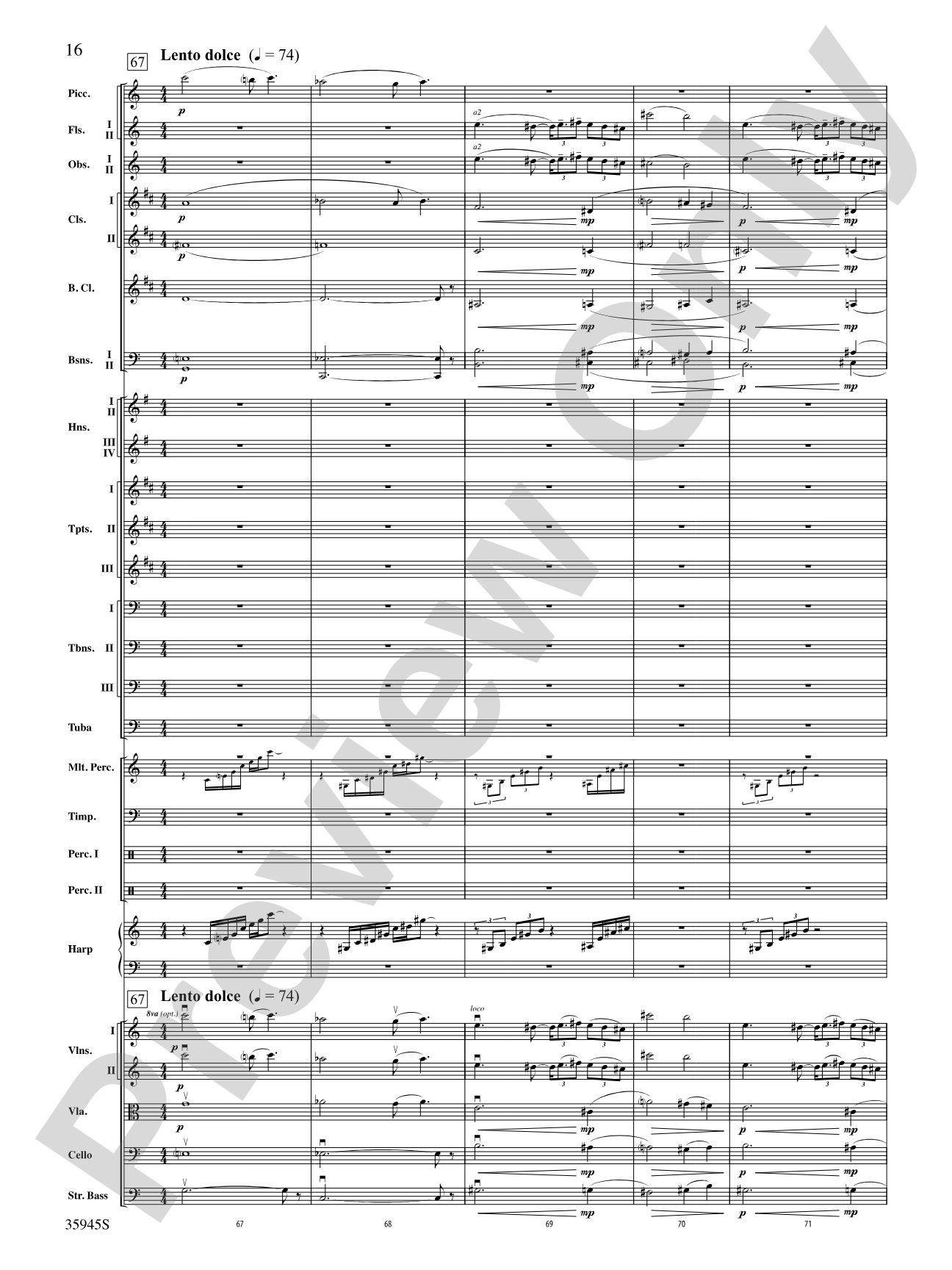 The Sea Hawk: Full Orchestra Conductor Score & Parts