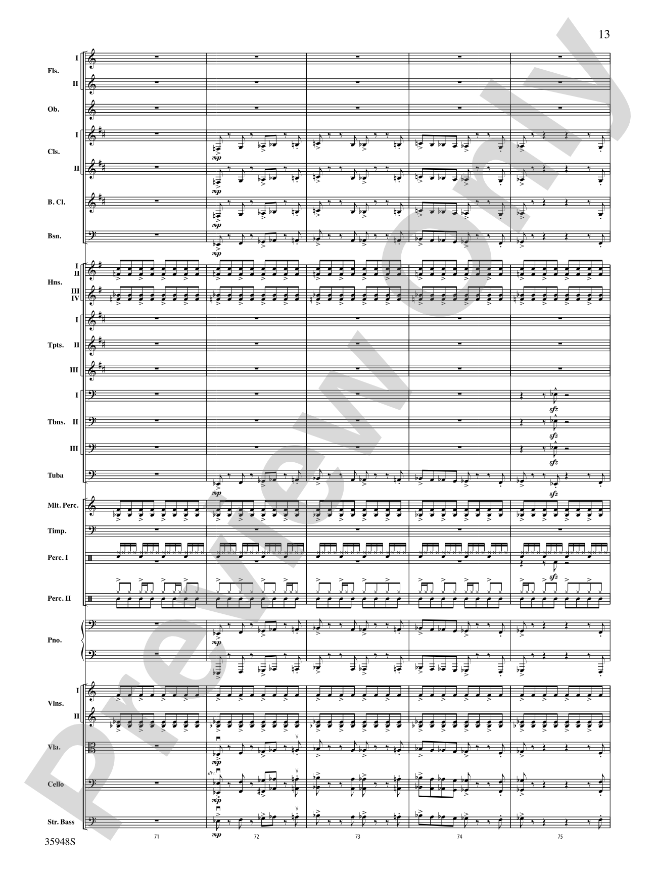 Harry Potter and the Deathly Hallows, Part 1, Suite from: Full Orchestra Conductor Score & Parts