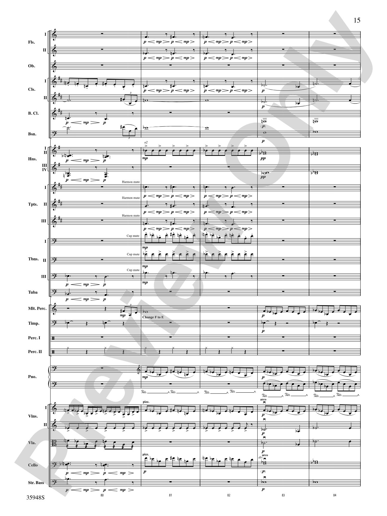 Harry Potter and the Deathly Hallows, Part 1, Suite from: Full Orchestra Conductor Score & Parts