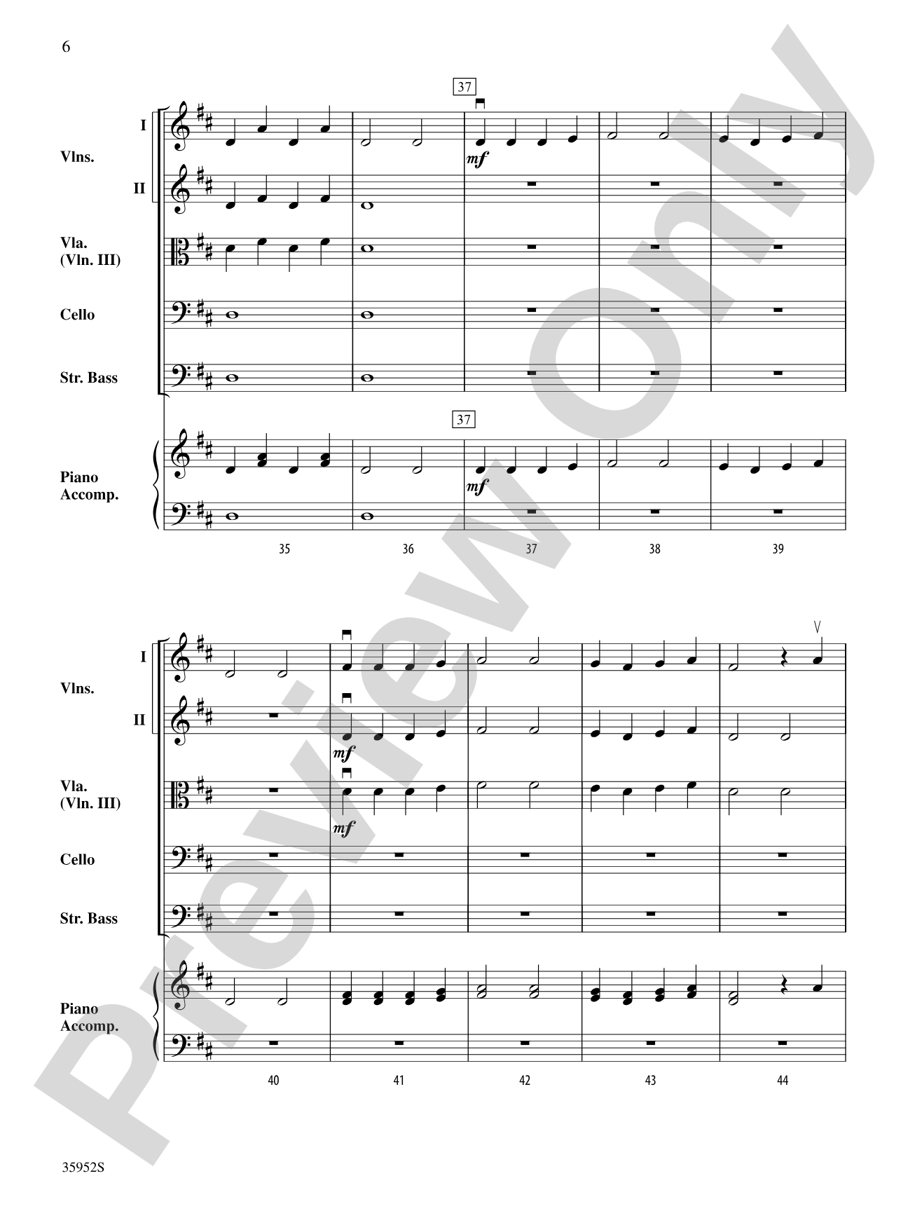 American Rounds: String Orchestra Conductor Score & Parts