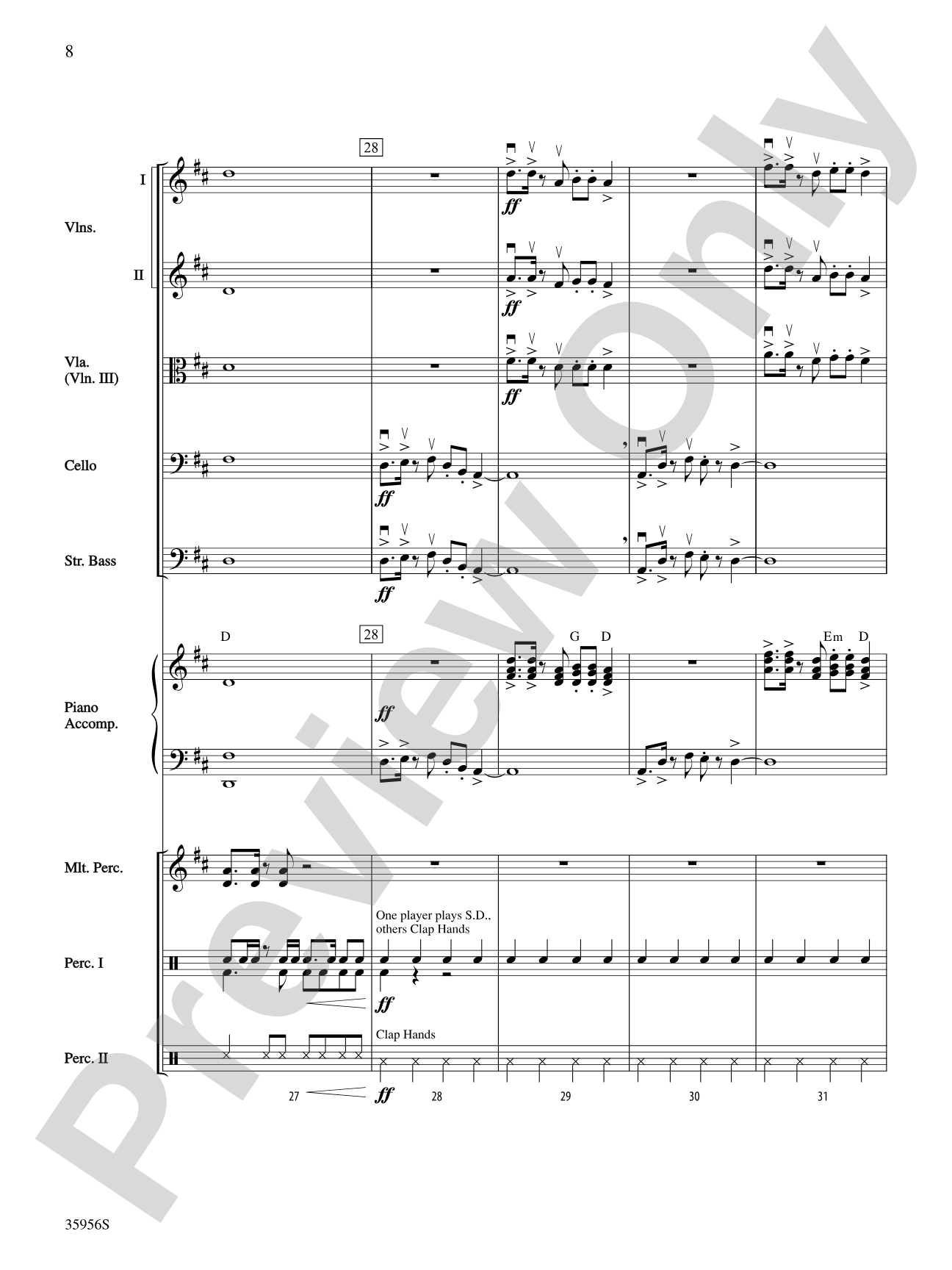 African Adventure: String Orchestra Conductor Score & Parts