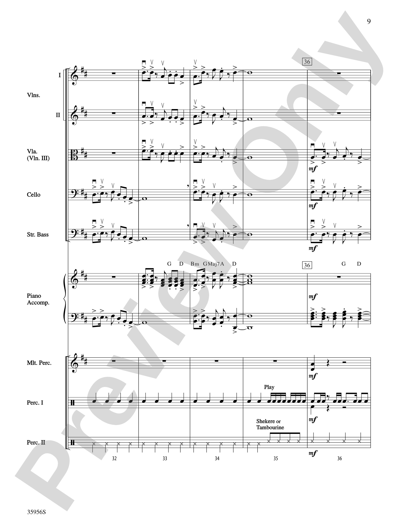 African Adventure: String Orchestra Conductor Score & Parts